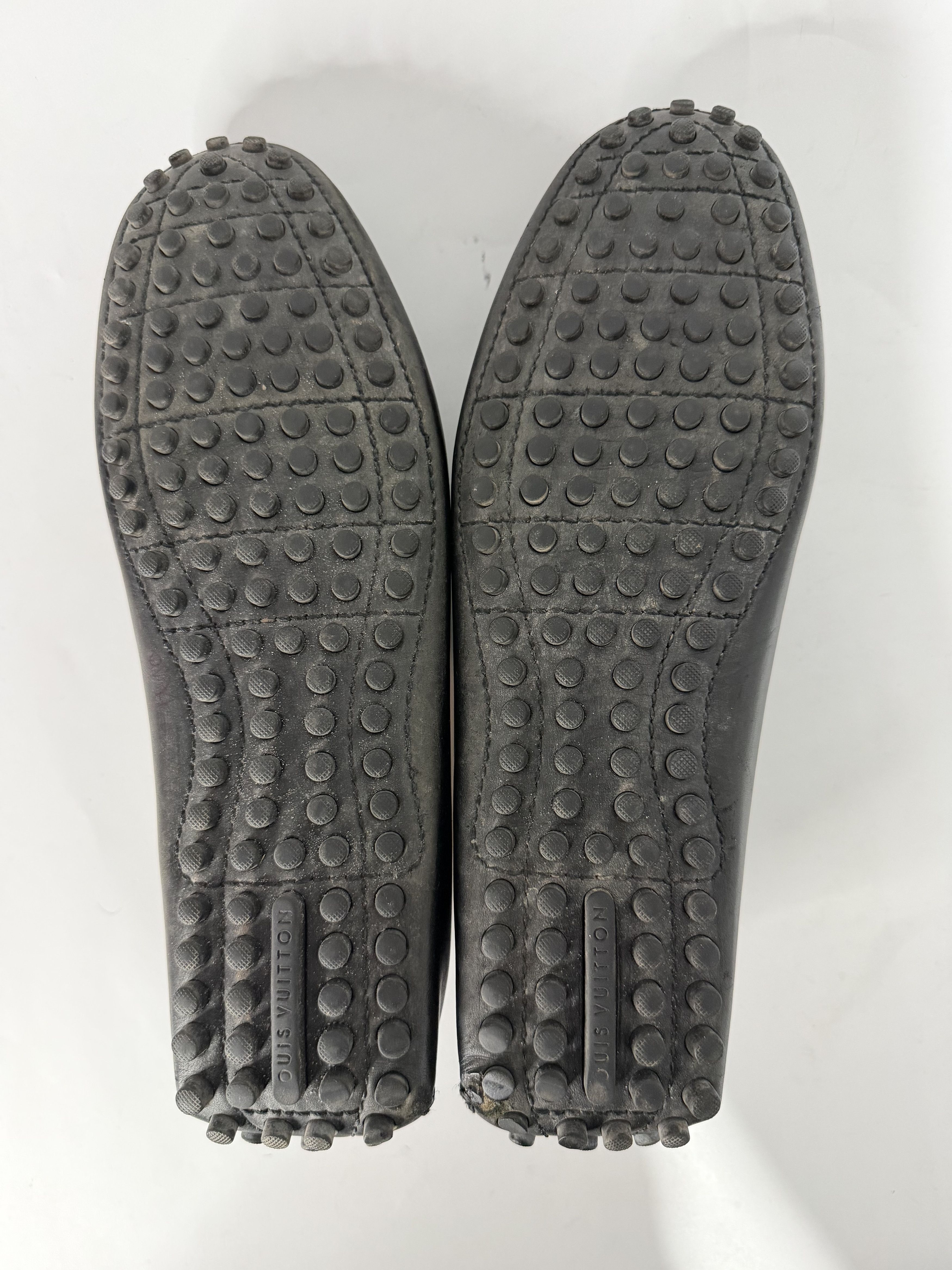 Louis Vuitton LLouis Vuitton Black Leather Hockenheim Loafers Size US 9 / EU 42 - 8 Thumbnail