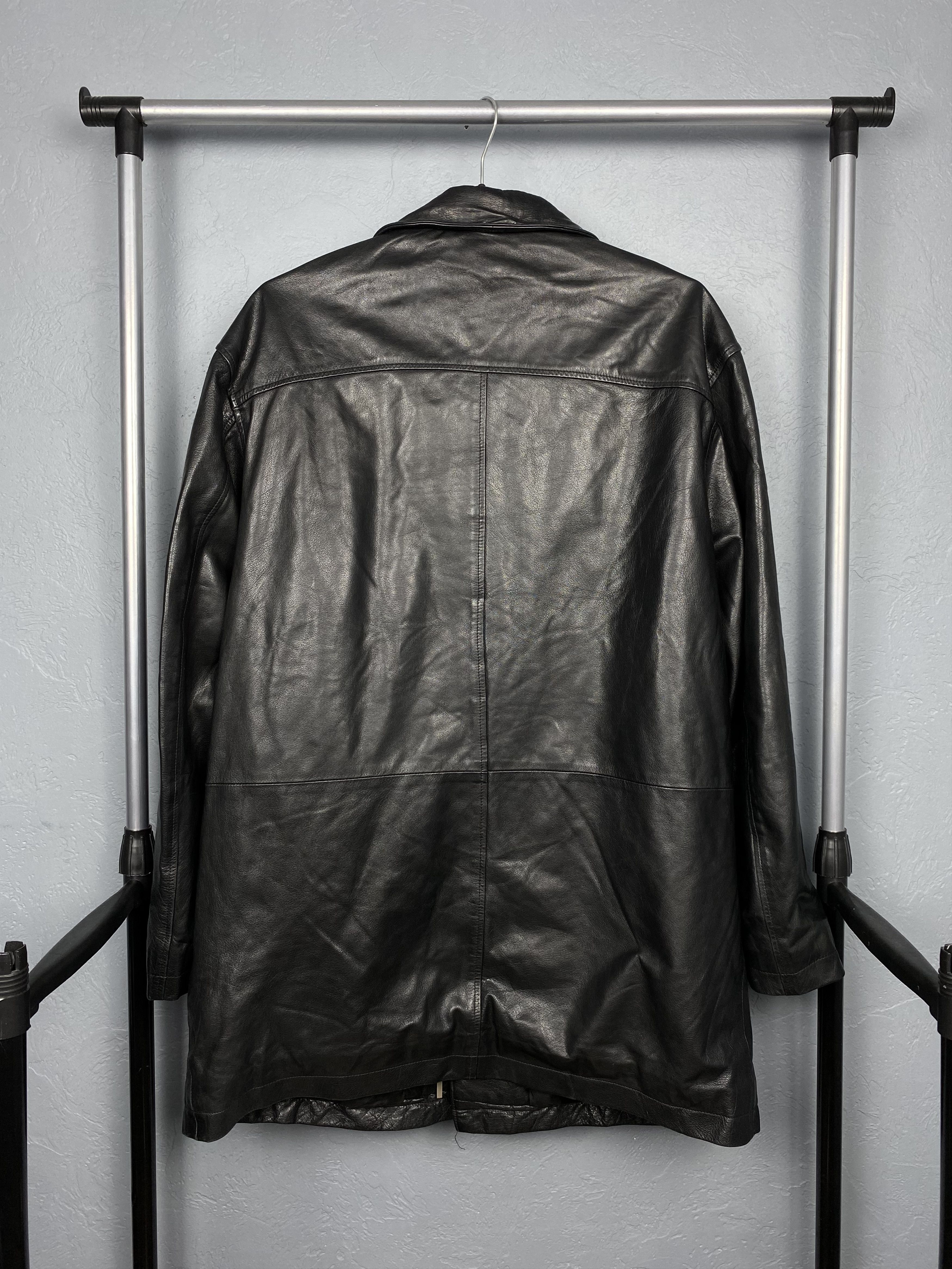 Yves Saint Laurent Yves Saint Laurent YSL Vintage Mens Leather Jacket Size US L / EU 52-54 / 3 - 9 Thumbnail