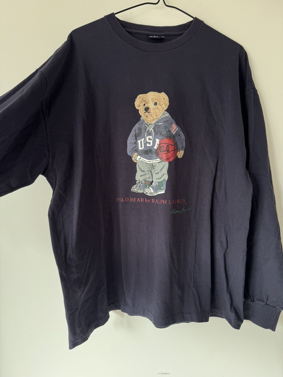 Polo Ralph Lauren Ralph Lauren bear long sleeve tshirt Size US L / EU 52-54 / 3 - 4 Thumbnail