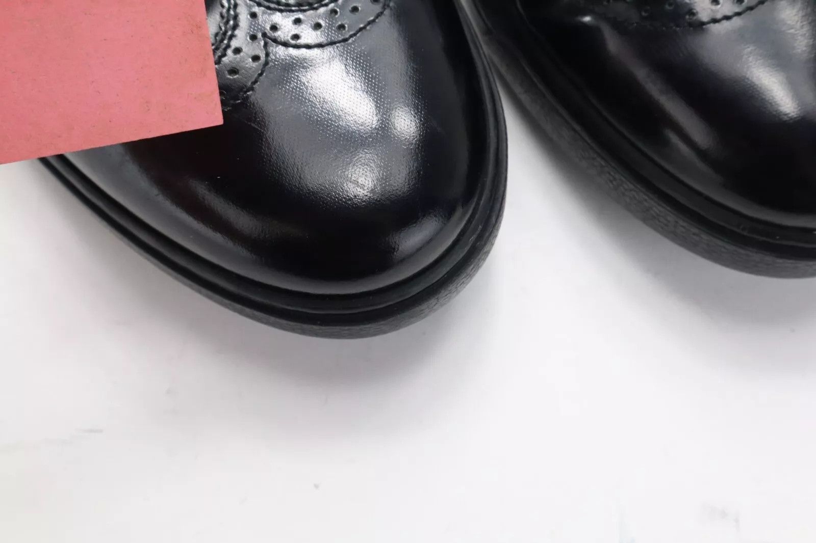 Giorgio Armani GIORGIO ARMANI Shoes Men's EU 43 Black Leather Almond Toe Size US 10 / EU 43 - 14 Thumbnail