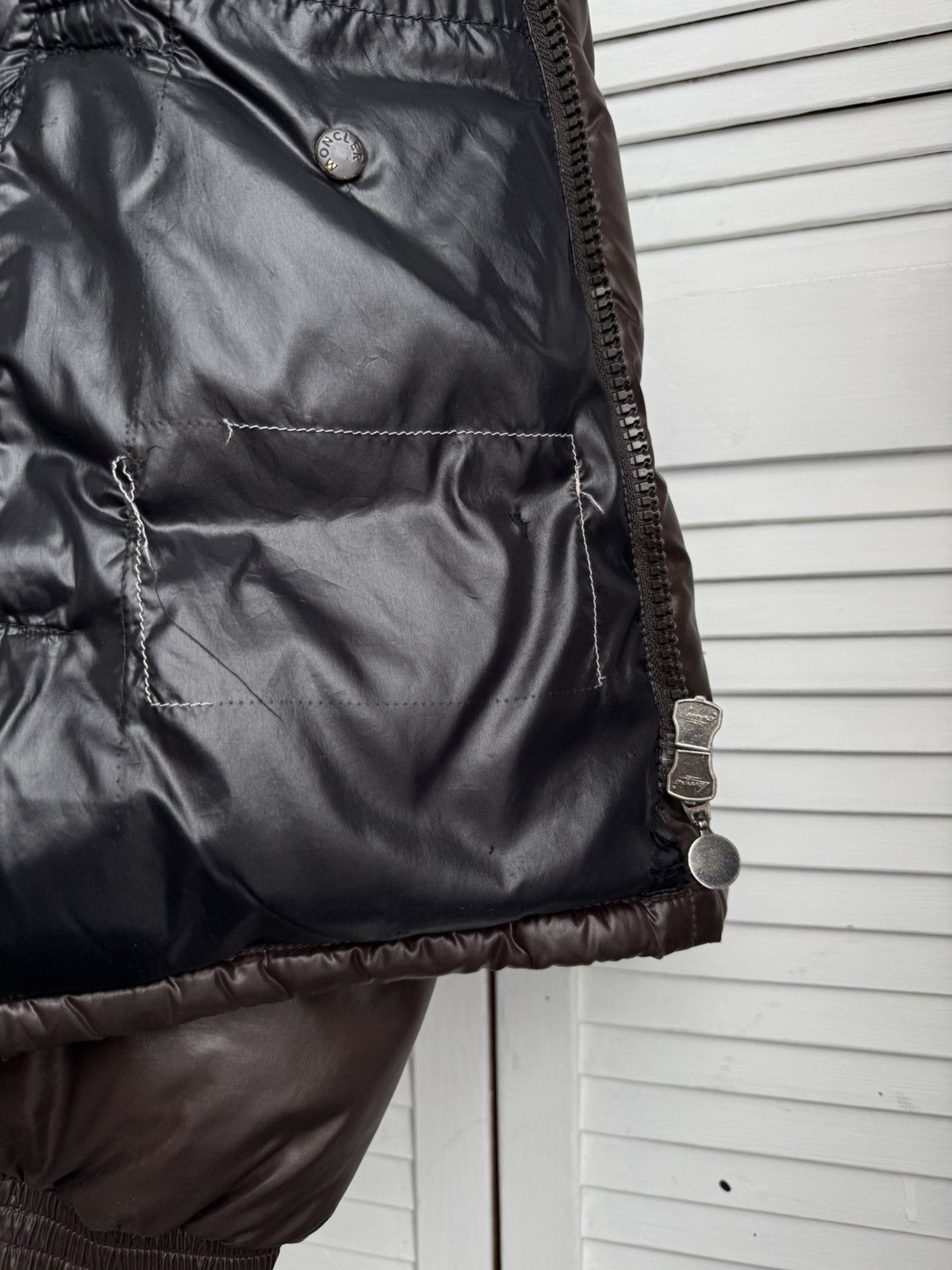 Moncler Moncler Maya Chocolate Brown Glossy Down Puffer Jacket Size US XL / EU 56 / 4 - 7 Thumbnail