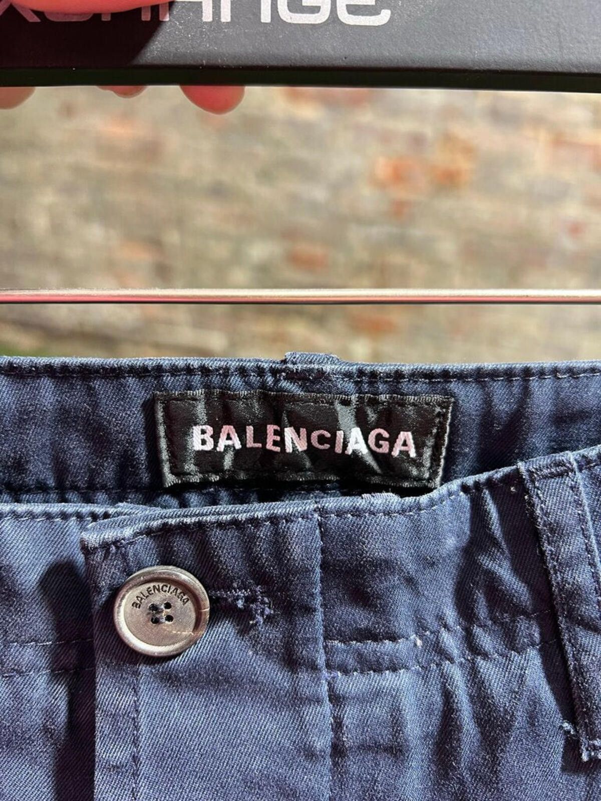 Balenciaga Balenciaga Tapered Cargos Navy Sz. 48 Size ONE SIZE - 3 Thumbnail
