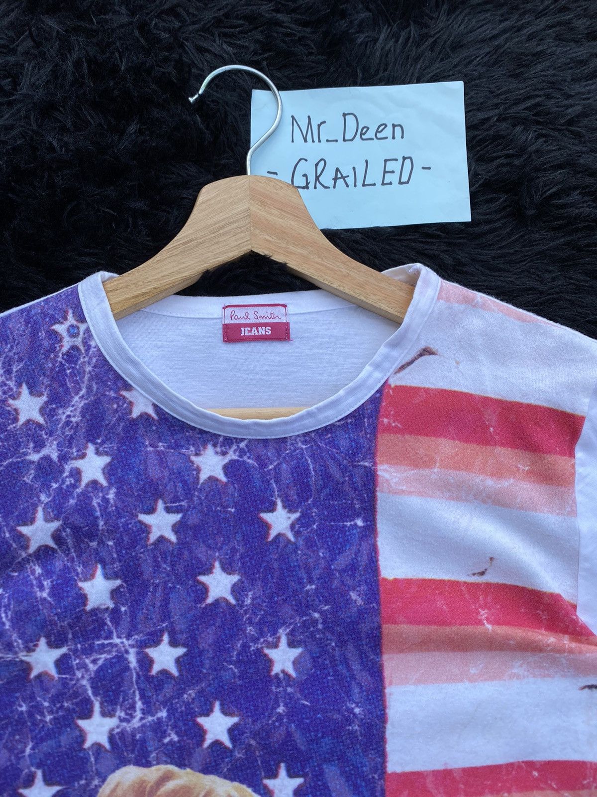 Paul Smith Rare Vintage Paul Smith American Flag Tshirt Size US S / EU 44-46 / 1 - 6 Thumbnail