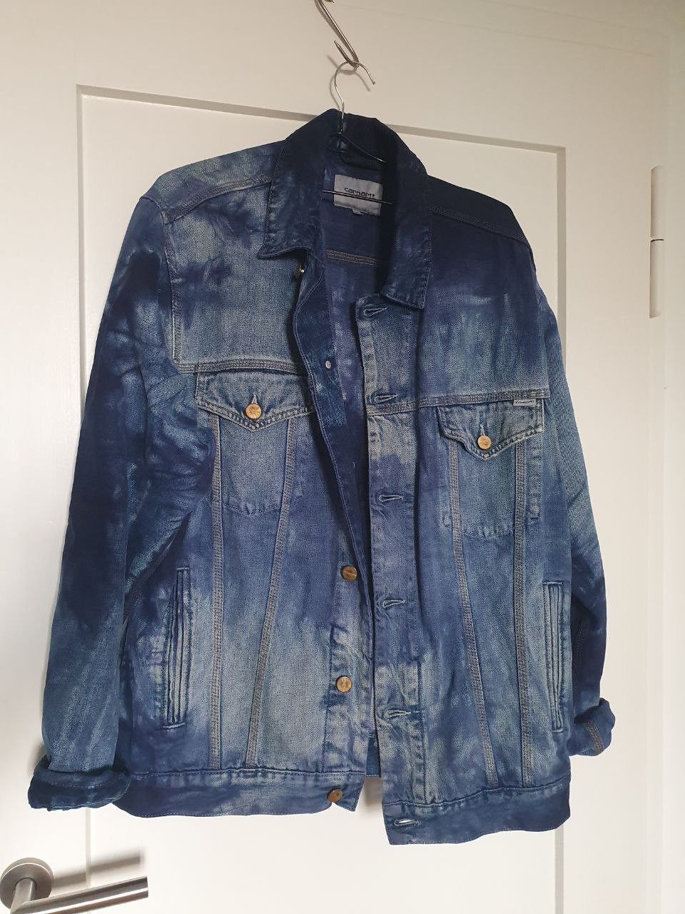 Carhartt Carharrt Denim Jacket Blue TieDye Grailed