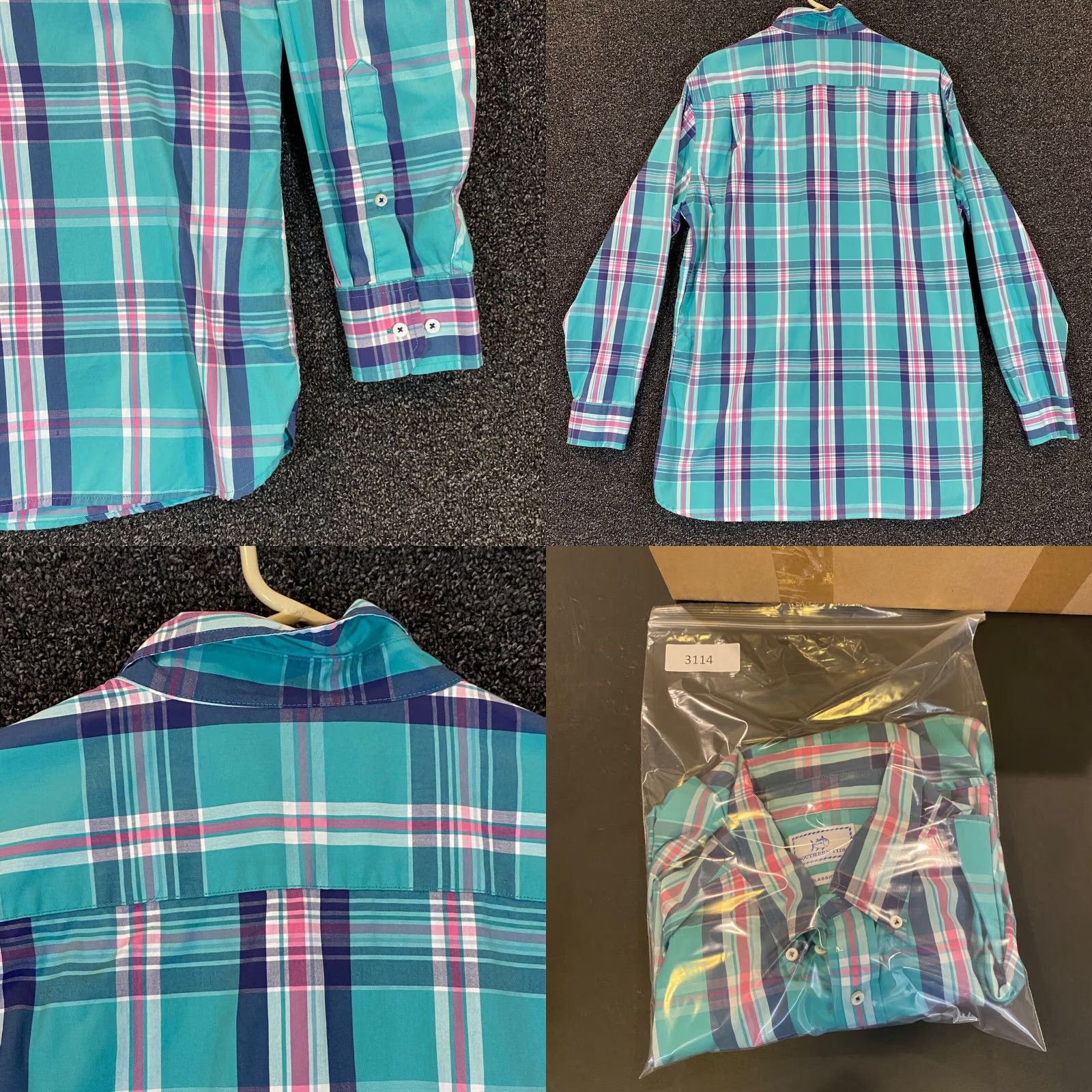 Southern Tide Southern Tide Shirt Men Large Classic Multicolor Plaid Button Down Dress Top L/S Mens Size US L / EU 52-54 / 3 - 8 Thumbnail