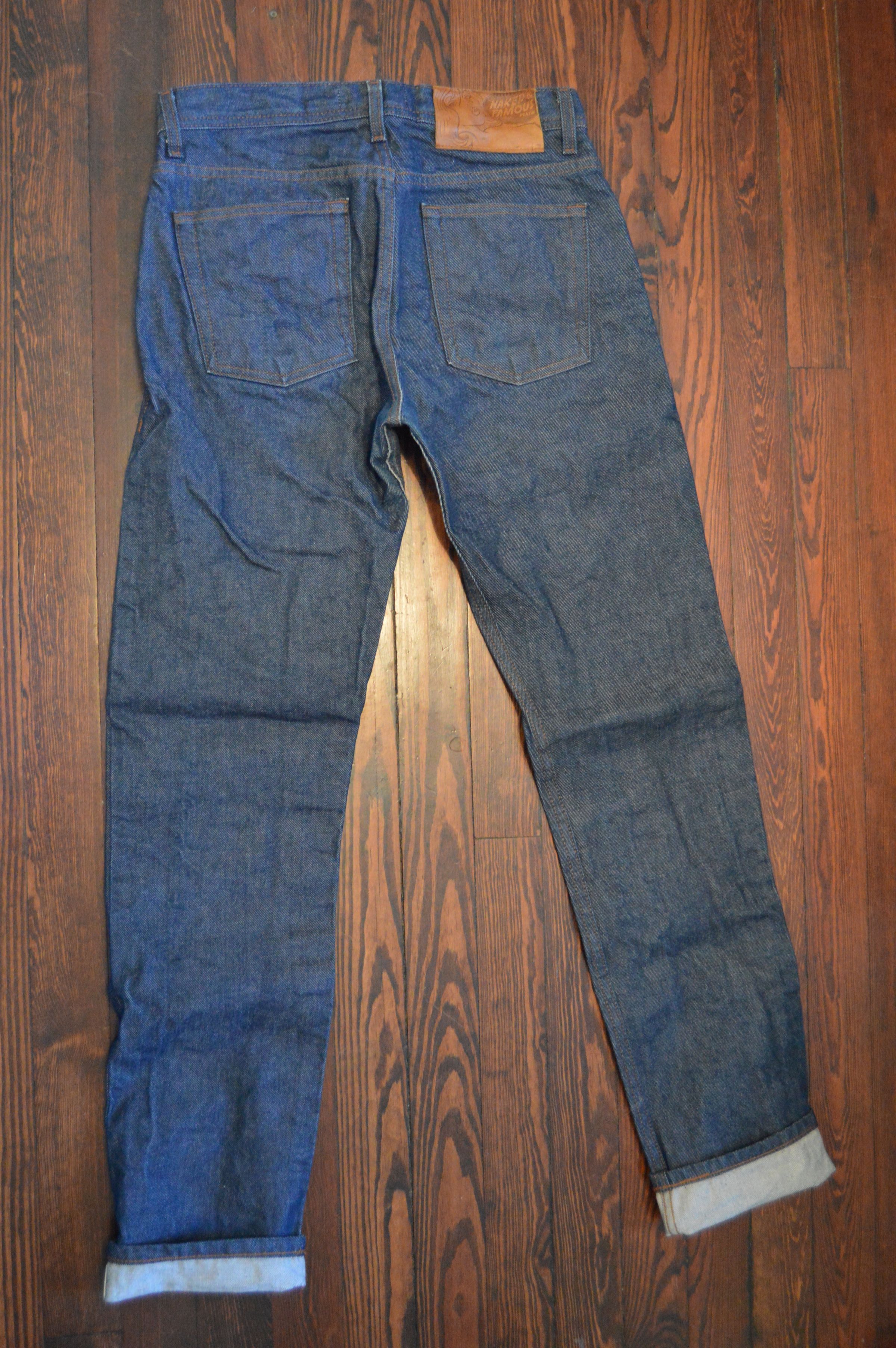 Naked & Famous Naked & Famous Weird Guy Natural Indigo Selvedge Size US 30 / EU 46 - 2 Thumbnail