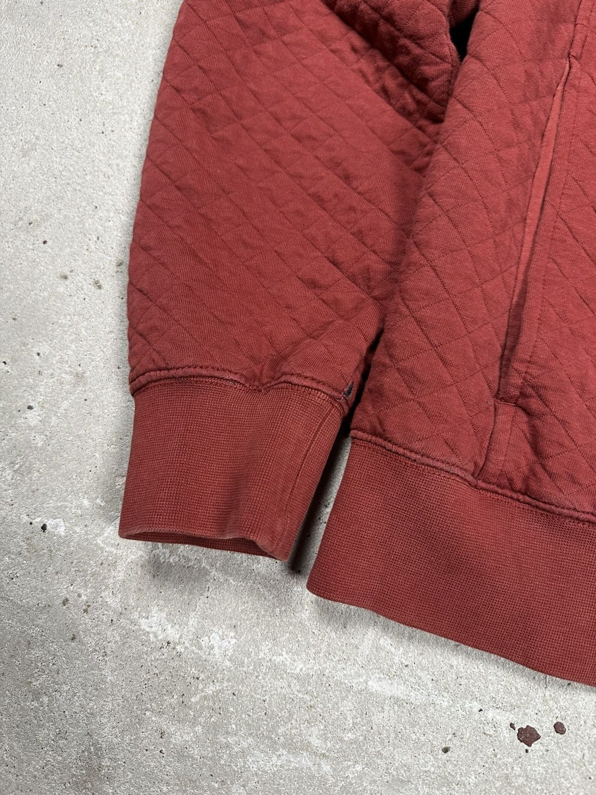 L.L. Bean × Vintage L.L. Bean Quilted Red Sweatshirt Half Button Outdoor Size US S / EU 44-46 / 1 - 4 Thumbnail