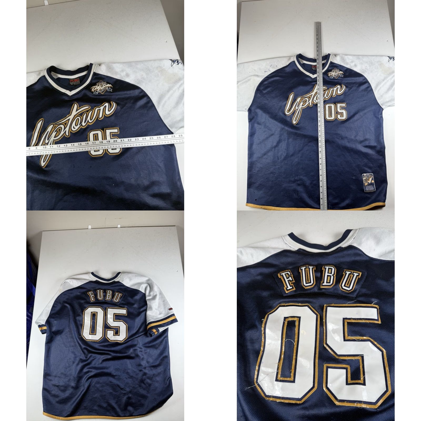 Fubu VINTAGE 90s FUBU Jersey Athletic League Men's 3XL Blue 90s Limited Edition Jersey Men Activewear Size US XXL / EU 58 / 5 - 8 Thumbnail