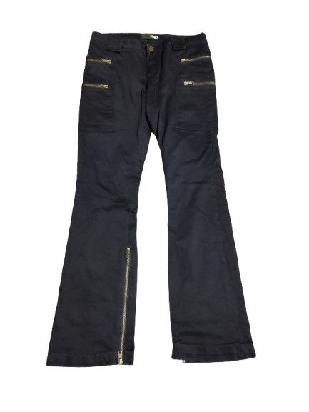 Japanese Brand Vence Zipper Flared Pant Size US 29 - 1 Thumbnail