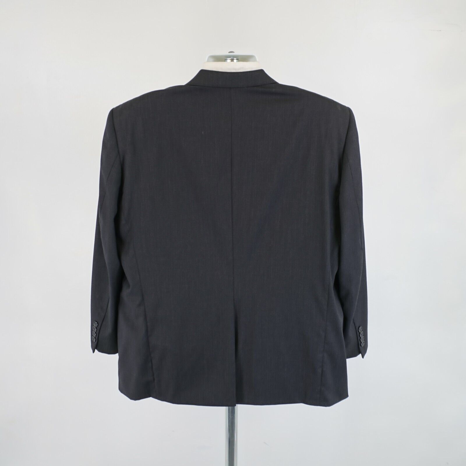 Joseph & Feiss Joseph & Feiss Charcoal Gray Wool Suit Jacket 46S 2 Button 1 Size 46S - 6 Thumbnail