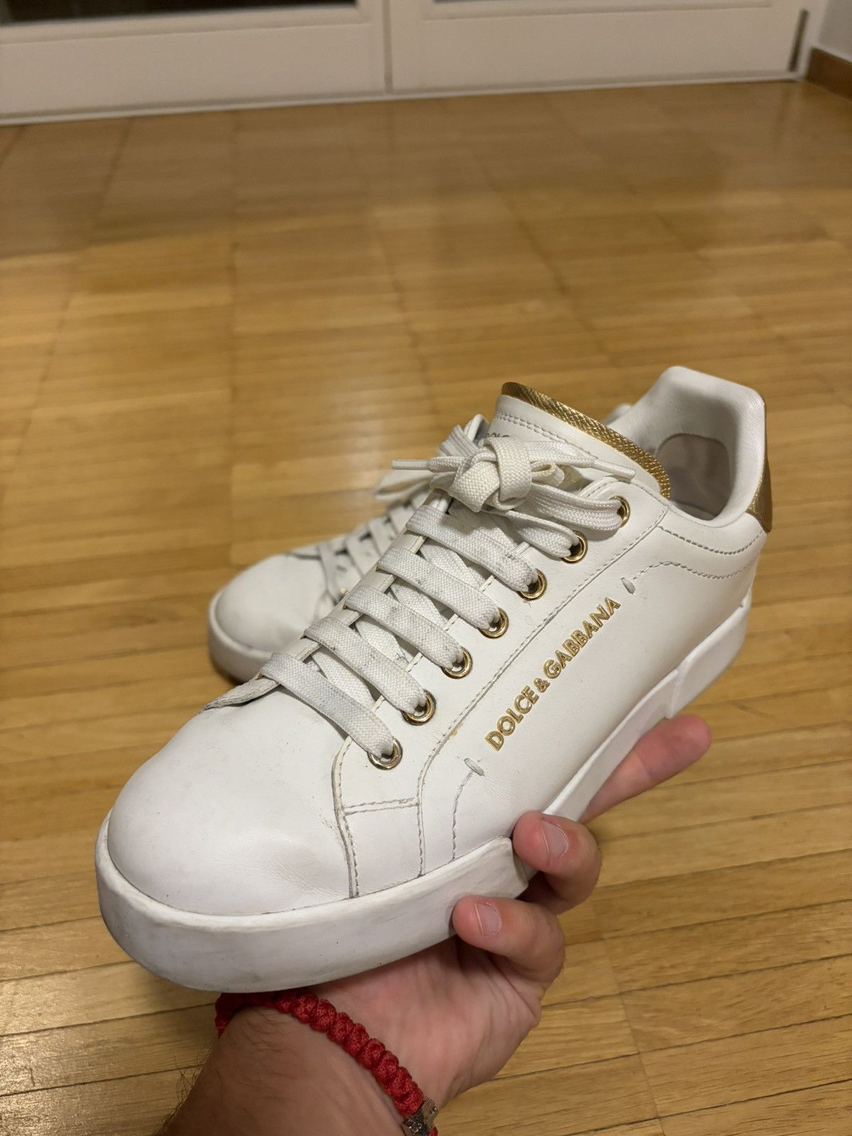 Dolce & Gabbana Dolce & Gabbana white gold Sneaker Size US 8 / IT 38 - 2 Thumbnail