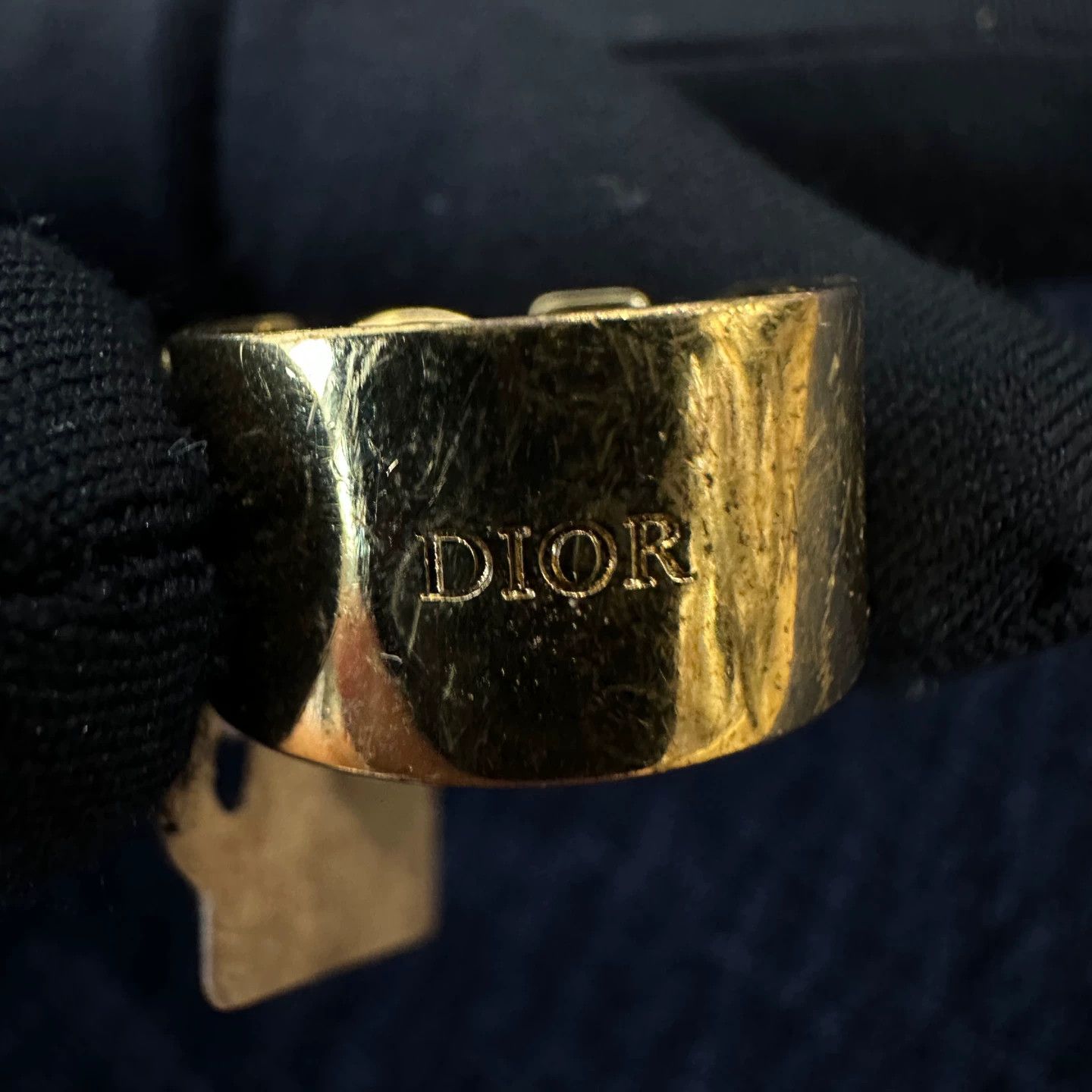 Christian Dior Monsieur Christian Dior apr599 colorful diamond letter ring Size ONE SIZE - 4 Thumbnail