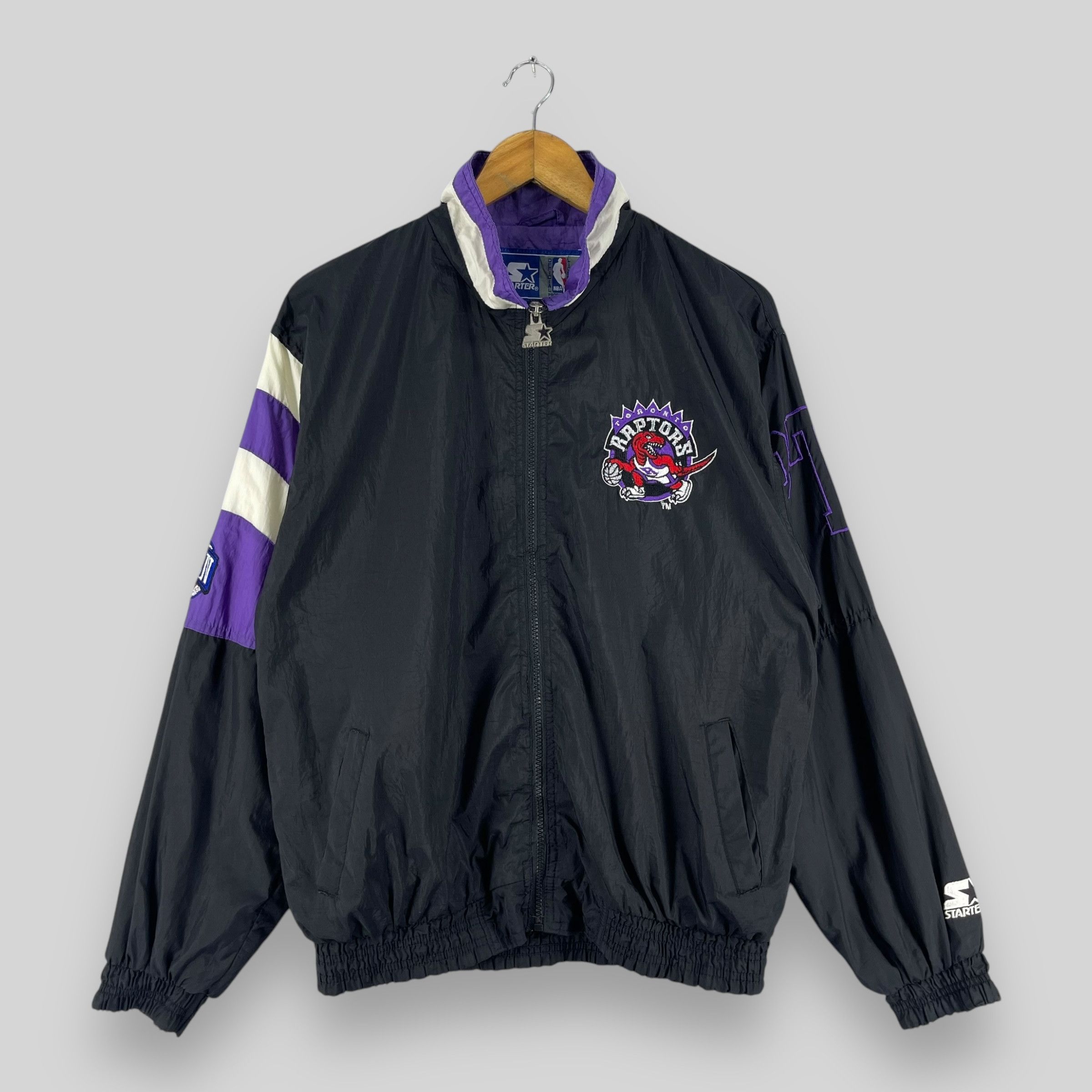 Starter Vintage TORONTO RAPTORS Nba Windbreaker Jacket Size US XS / EU 42 / 0 - 1 Thumbnail