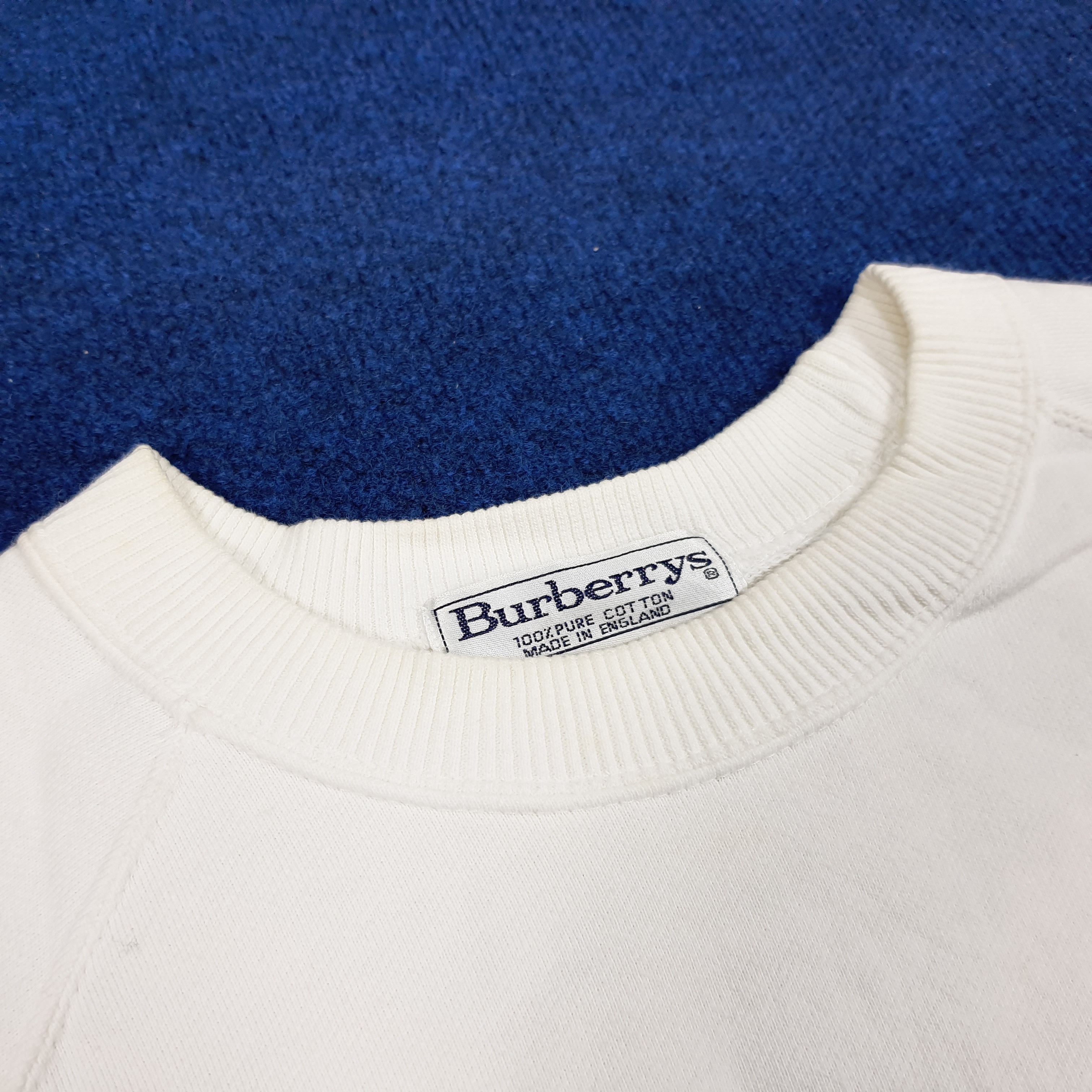 Burberry × Vintage Vintage Burberrys of London Spell Out Sweatshirt Size US M / EU 48-50 / 2 - 4 Thumbnail