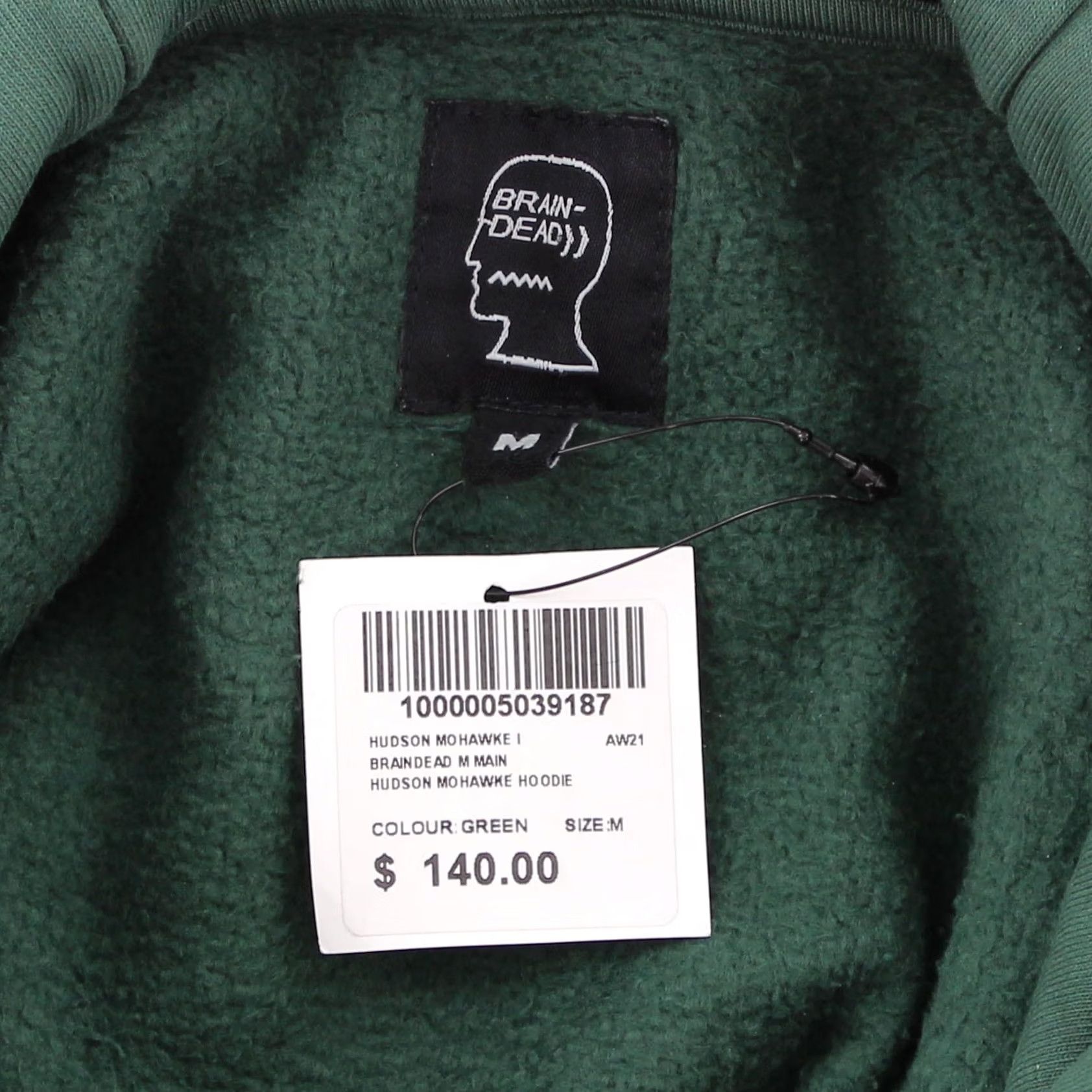 Brain Dead Brain Dead Pullover Hoodie Hudson Mohawke Graphic Design Fleece Green M Unisex Adults Hoodie 귤 Size US M / EU 48-50 / 2 - 4 Thumbnail