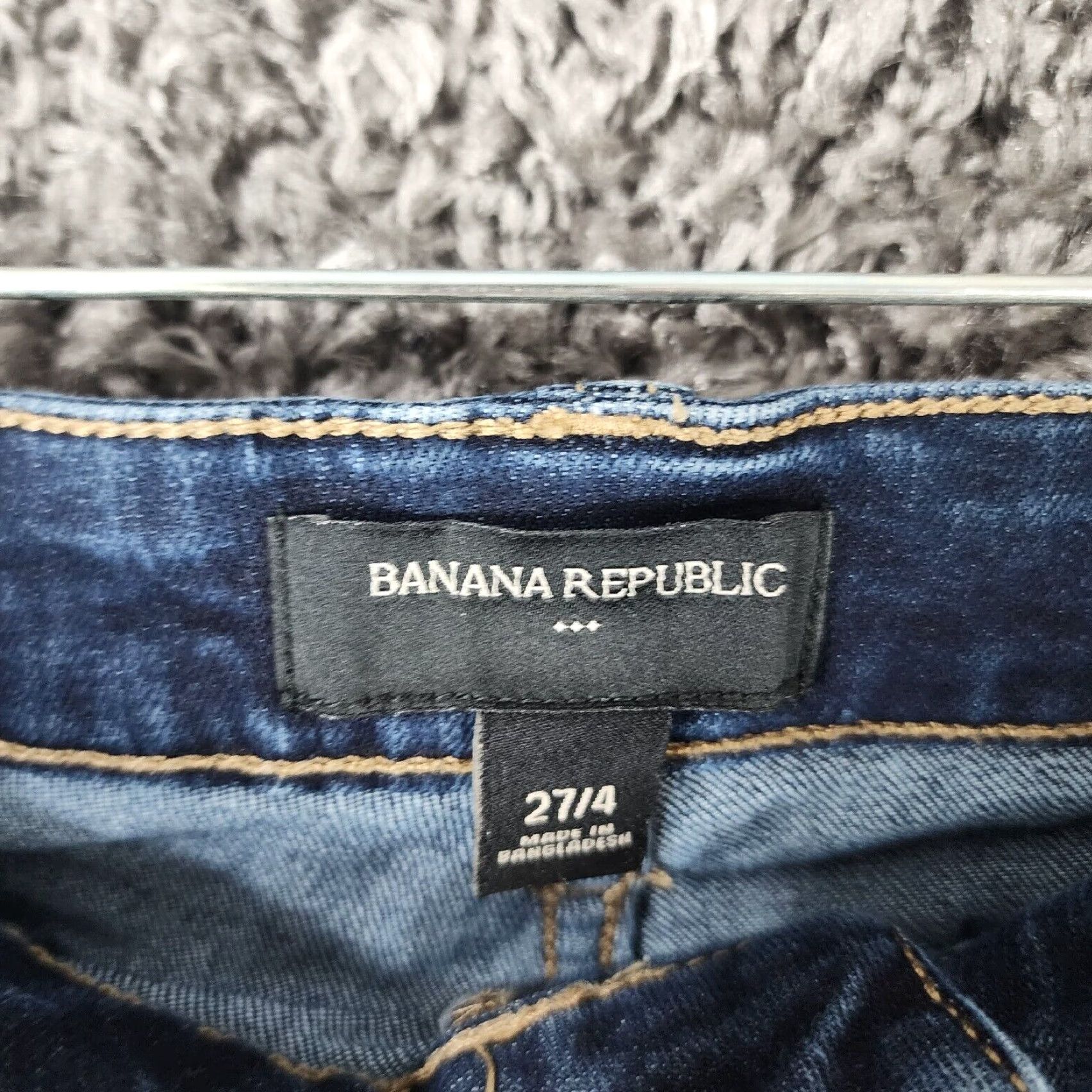 Banana Republic BANANA REPUBLIC Bermuda Jean Shorts - Women - Size 4 - Blue Denim - Casual Beachwear Size 28" / US 6 / IT 42 - 2 Thumbnail