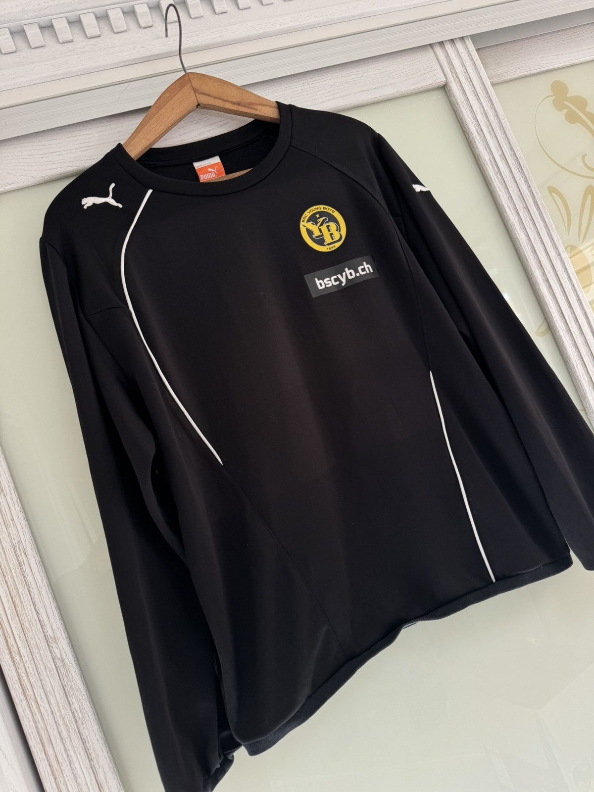 Puma Young Boys 2008-2009 Soccer Sweatshirt Football Jersey Shirt Size US M / EU 48-50 / 2 - 4 Thumbnail