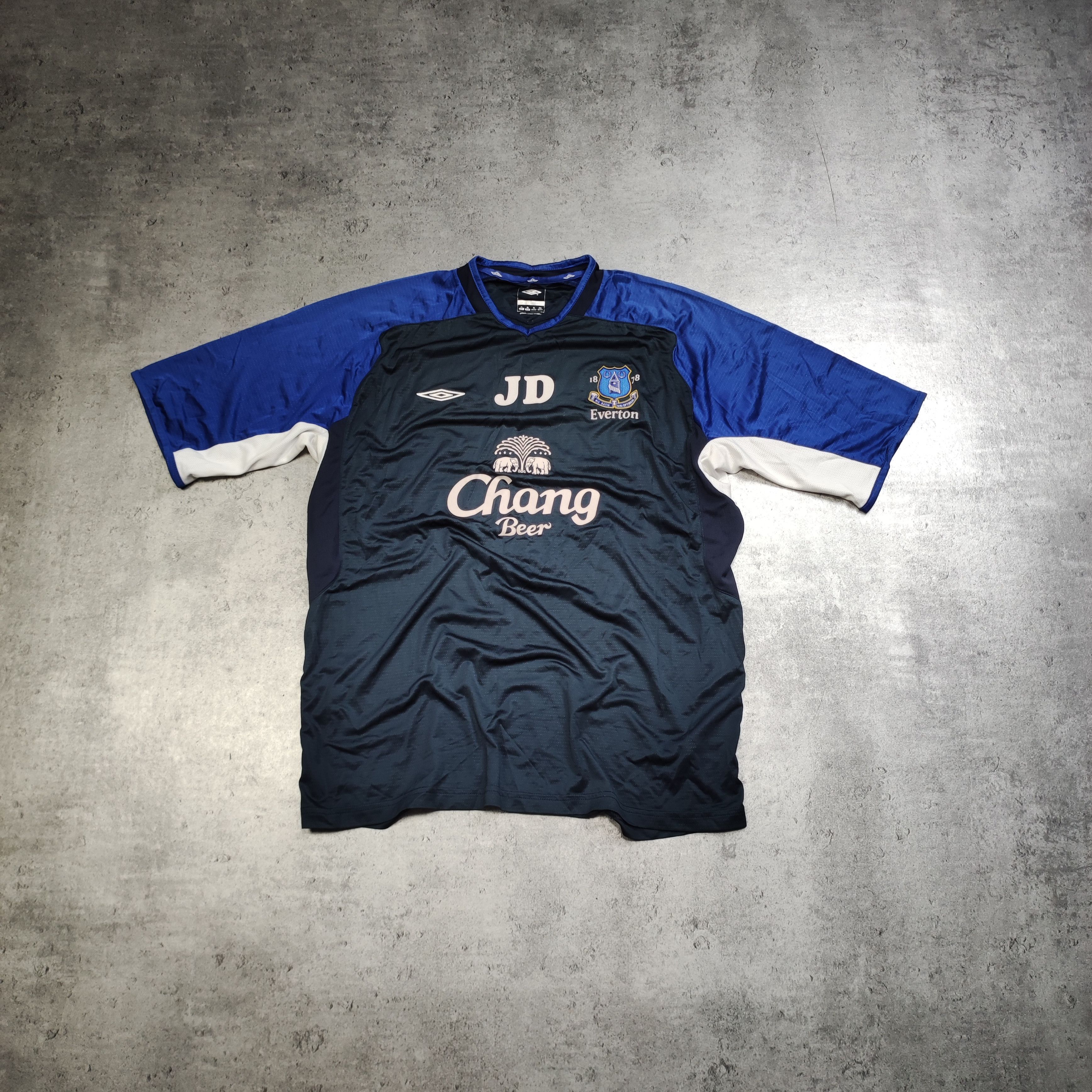 Vintage RARE Vintage Everton Umbro Changa 2000 Football Jersey Size US XXL / EU 58 / 5 - 1 Thumbnail