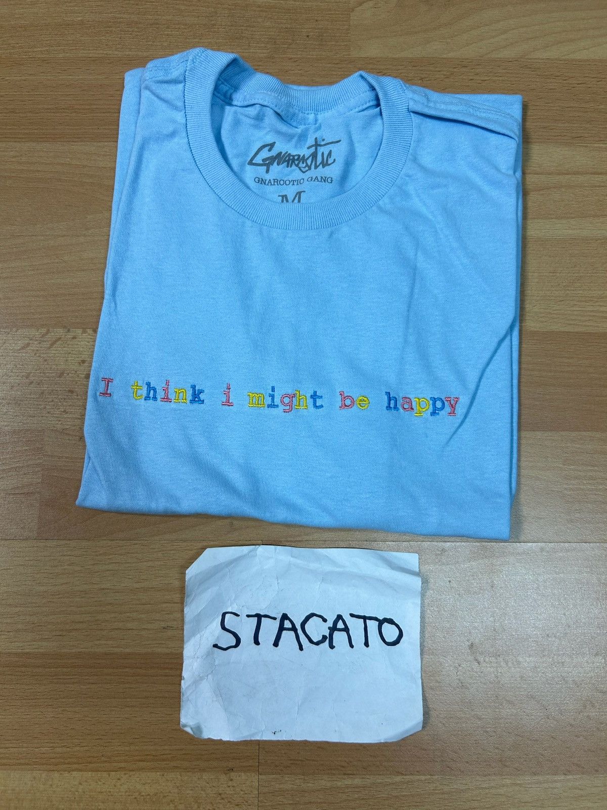 Gnarcotic Gnarcotic Lil Gnar I Think I Might Be Happy Tee Blue Size US M / EU 48-50 / 2 - 4 Thumbnail