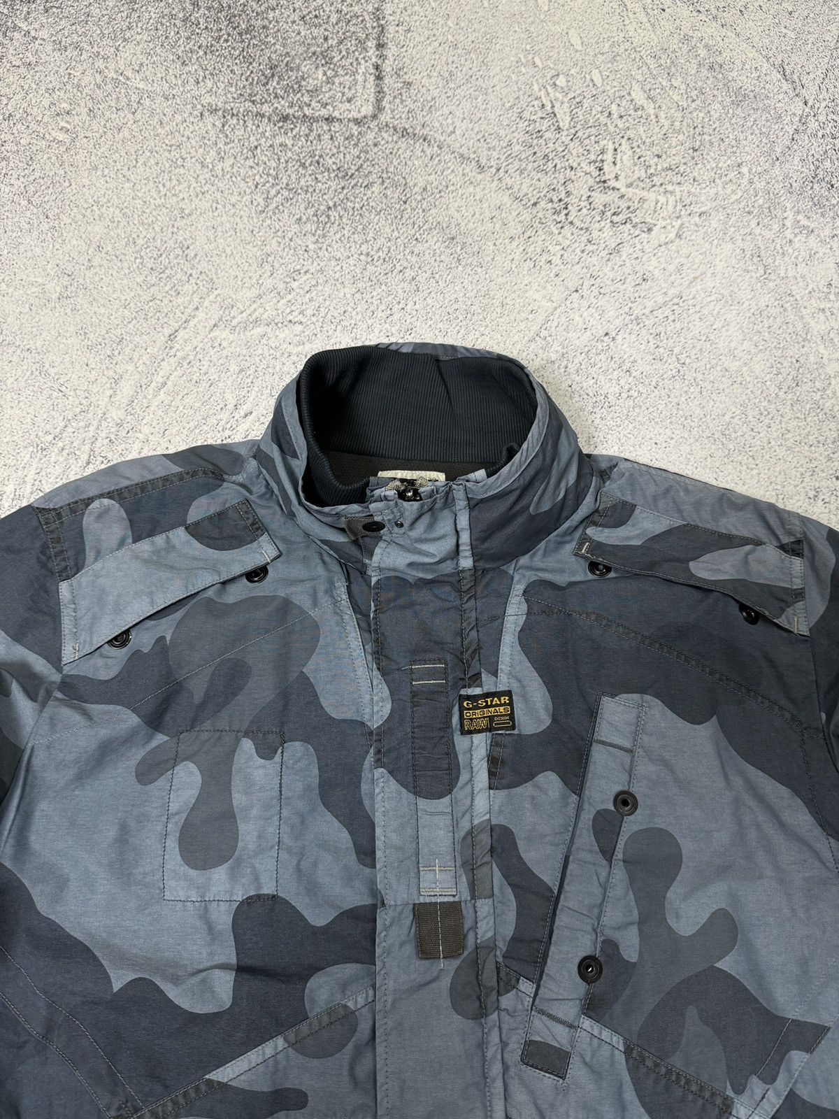 G-Star G-Star Raw Military Multipockets Camo Light Jacket Full Zip Size US XL / EU 56 / 4 - 5 Thumbnail