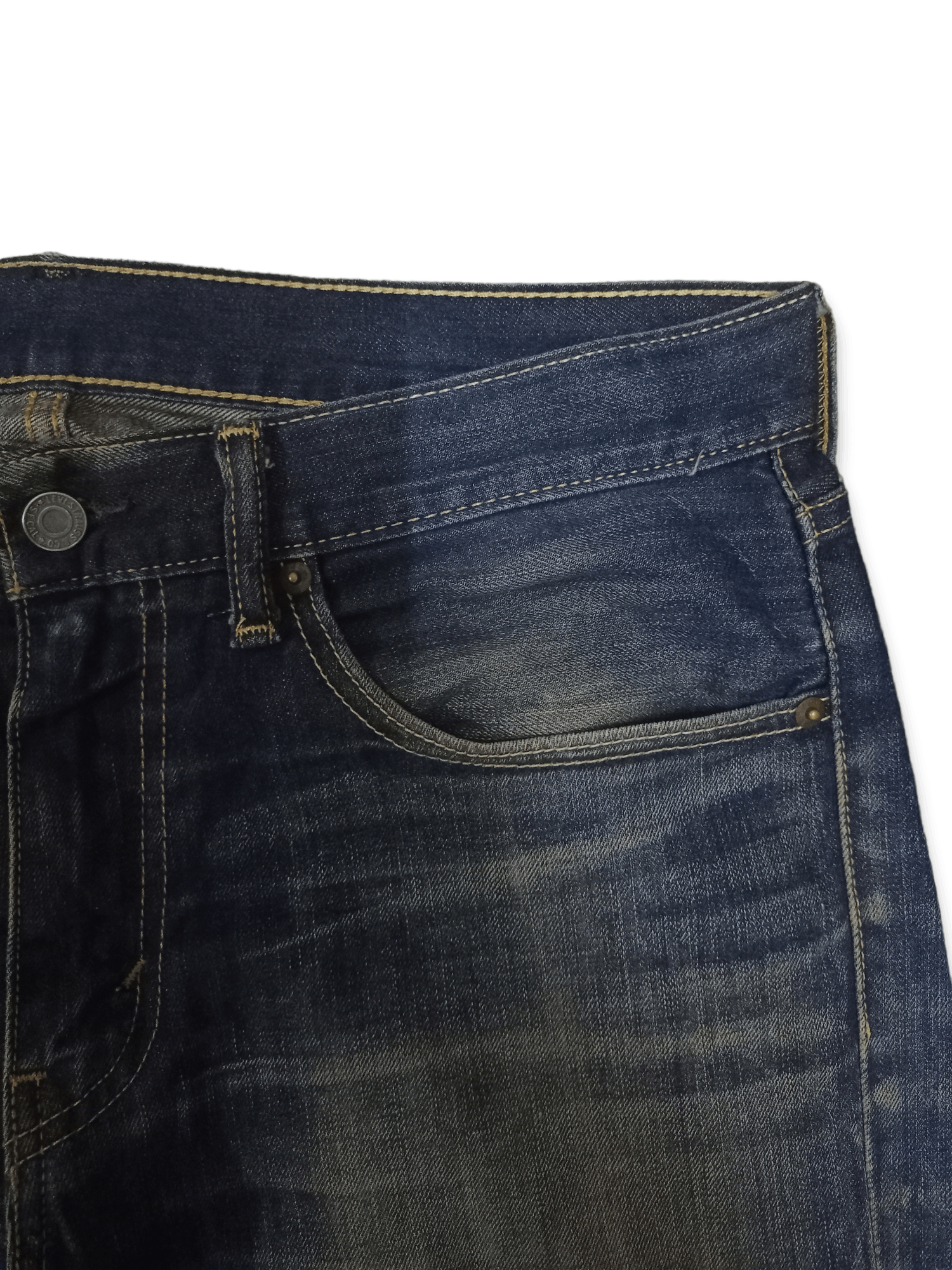 Levi's × Levi's Vintage Clothing Vintage Levis 511 Mud Wash Distressed Jeans Size US 34 / EU 50 - 5 Thumbnail