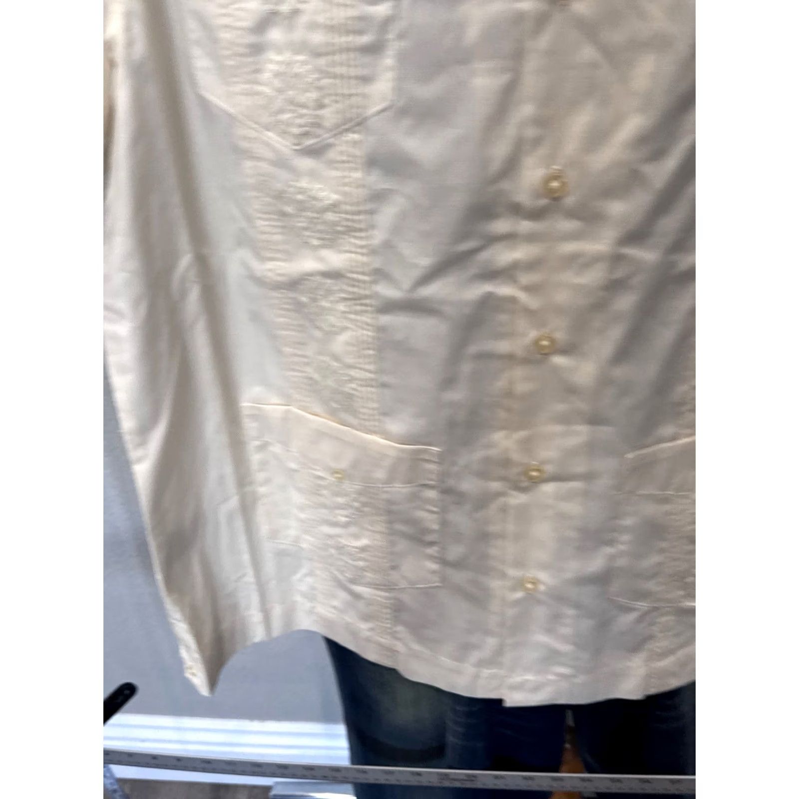 Cubavera Cubavera Shirt Embrodiered Guayabera Pocket Large L Multicolor Mens Short Sleeve Shirt Size US L / EU 52-54 / 3 - 4 Thumbnail