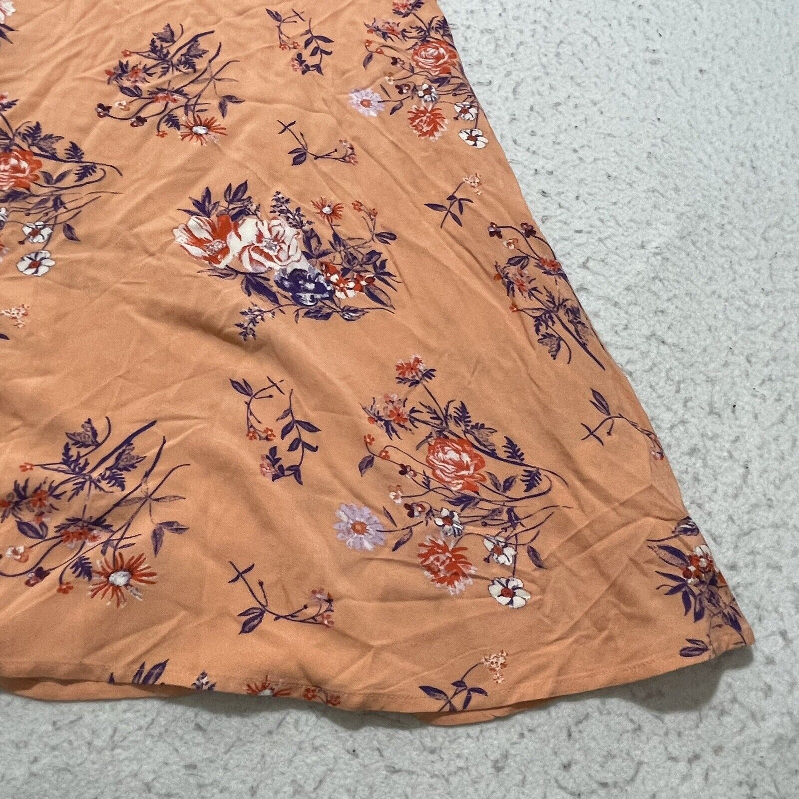 Nordstrom Abound Skater Dress Coral Aster Bouquet Pink Size XL / US 12-14 / IT 48-50 - 4 Thumbnail