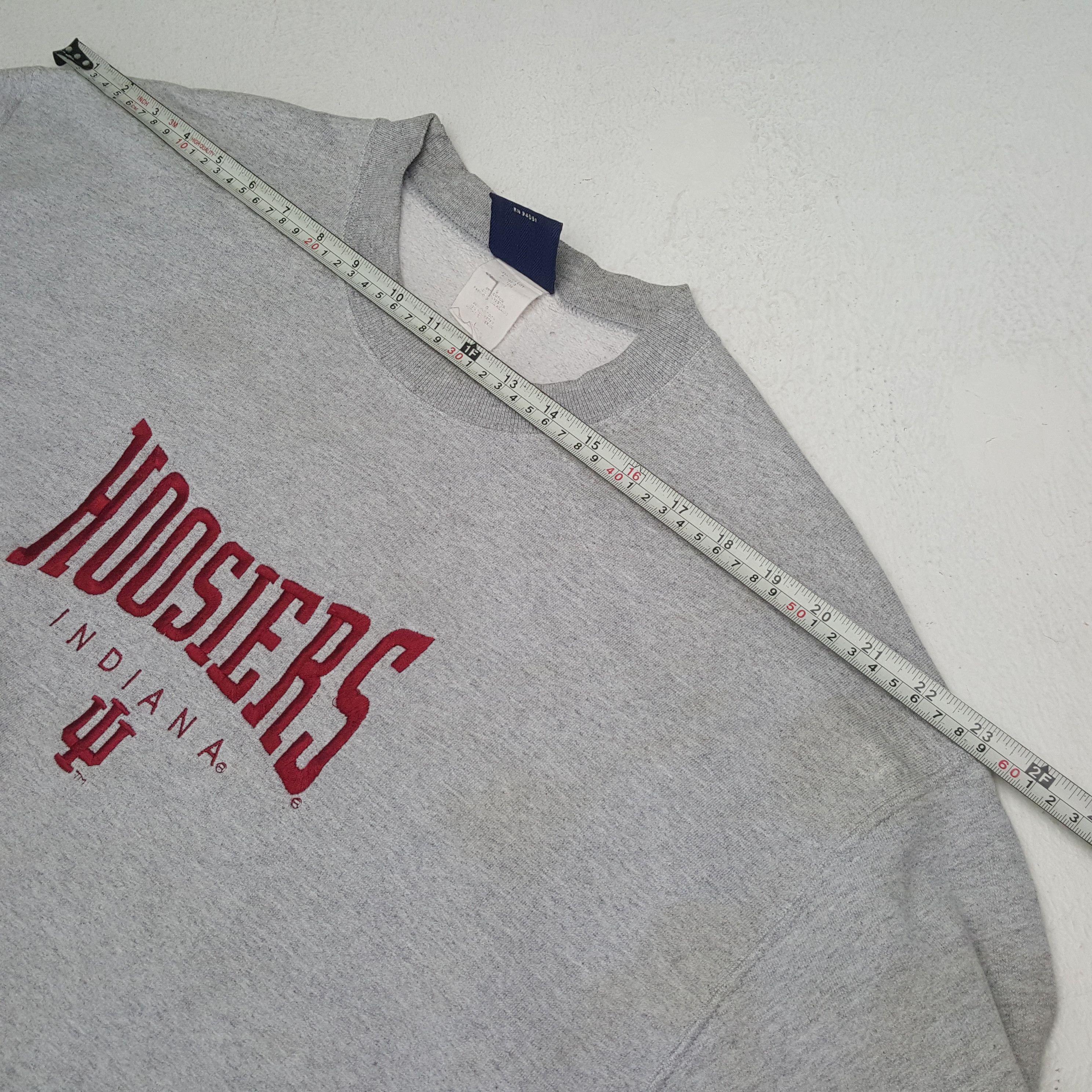 Vintage HOOSIERS INDIANA Streetwear Style Sweatshirt C286C9 Size US L / EU 52-54 / 3 - 6 Thumbnail