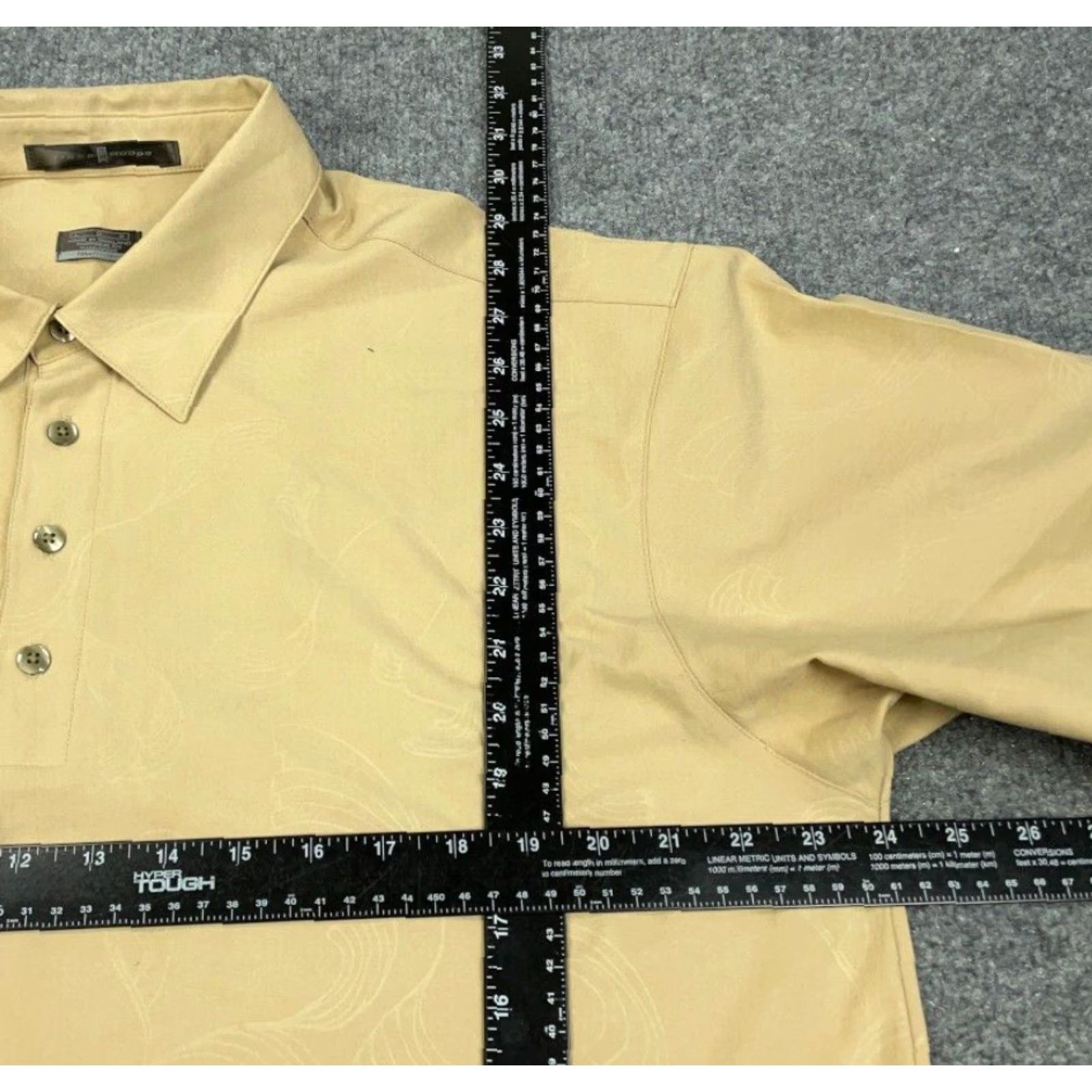 Nike Nike Tiger Woods Polo Shirt Adult Large Beige Geometric Pattern Golf Fit Dry Size US L / EU 52-54 / 3 - 4 Thumbnail