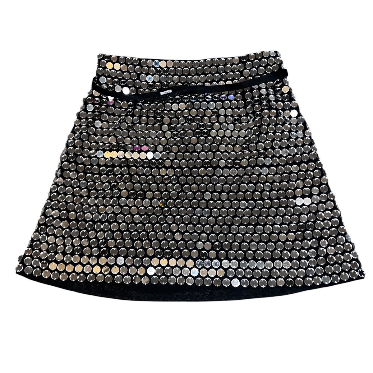 Dior DIOR Mirror-Effect Sequined Mini Skirt 36 Size 26" / US 2 / IT 38 - 2 Thumbnail