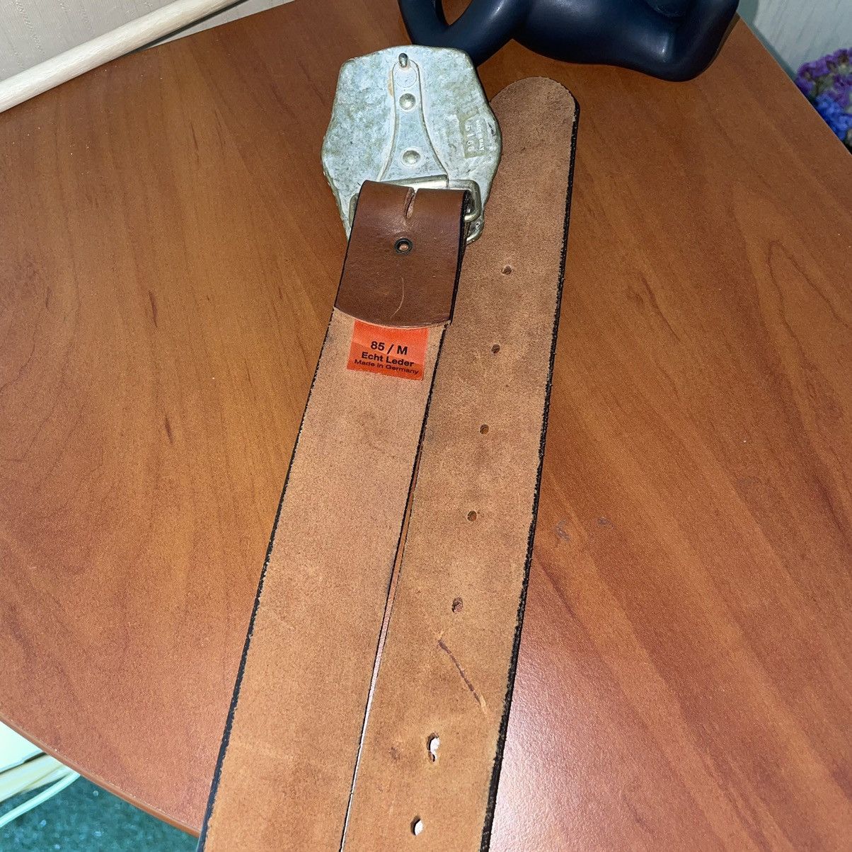 Vintage Vintage Avantgarde y2k streetwear leather belt 80-90s Size ONE SIZE - 9 Thumbnail