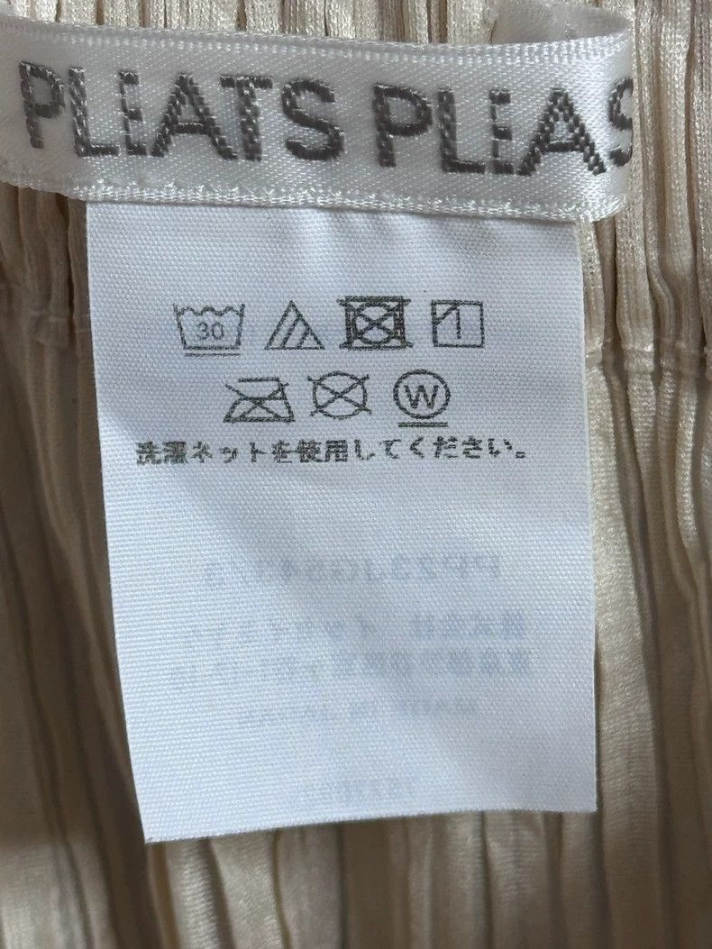 Issey Miyake Issey Miyake size:3 A beige braided skirt Size 22" - 3 Thumbnail