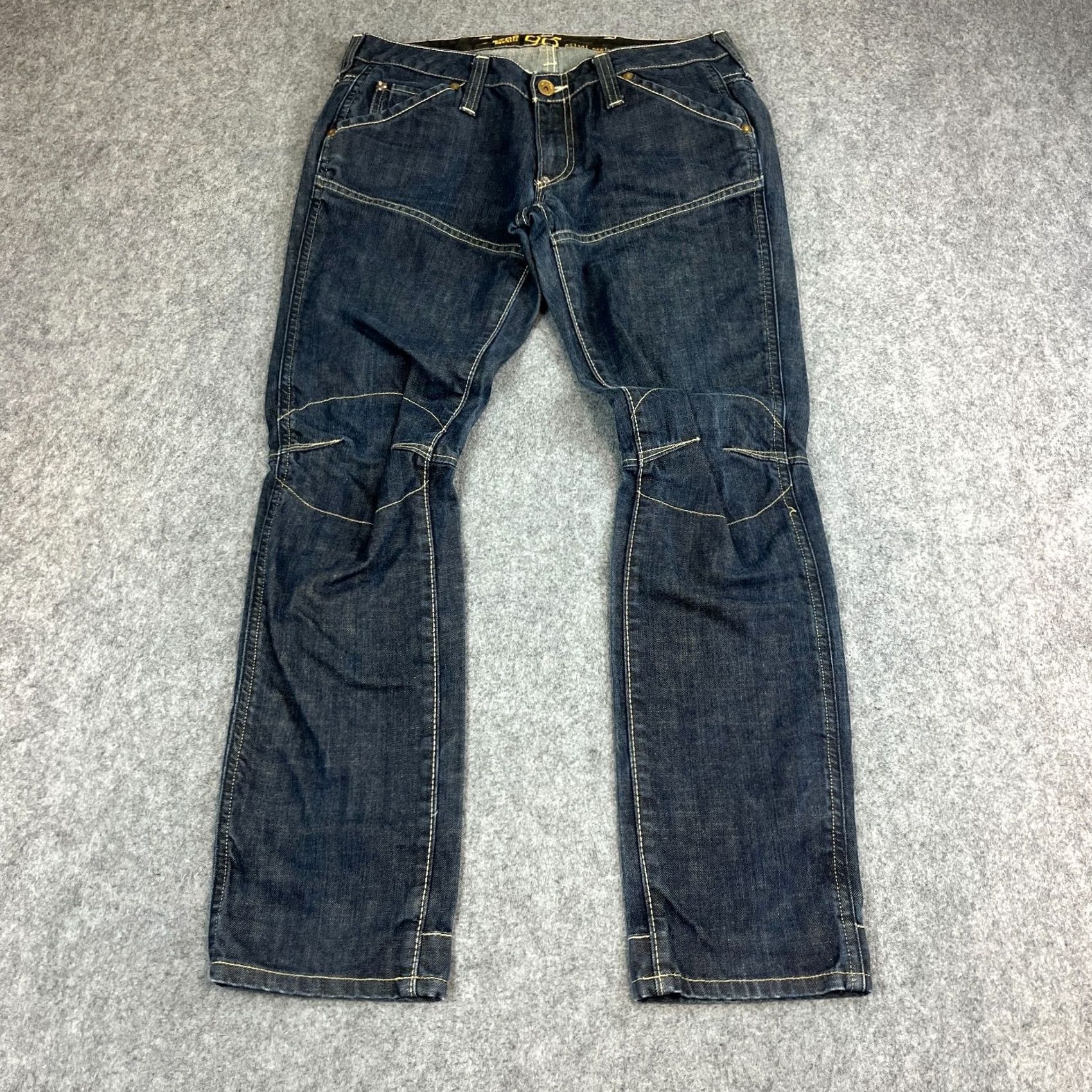 G-Star G-Star Jeans Tapered 31 32 Blue 5-Pocket Denim Regular Mens Vintage: No (adjusted for best fit; but must use original words only) Size US 31 - 2 Thumbnail