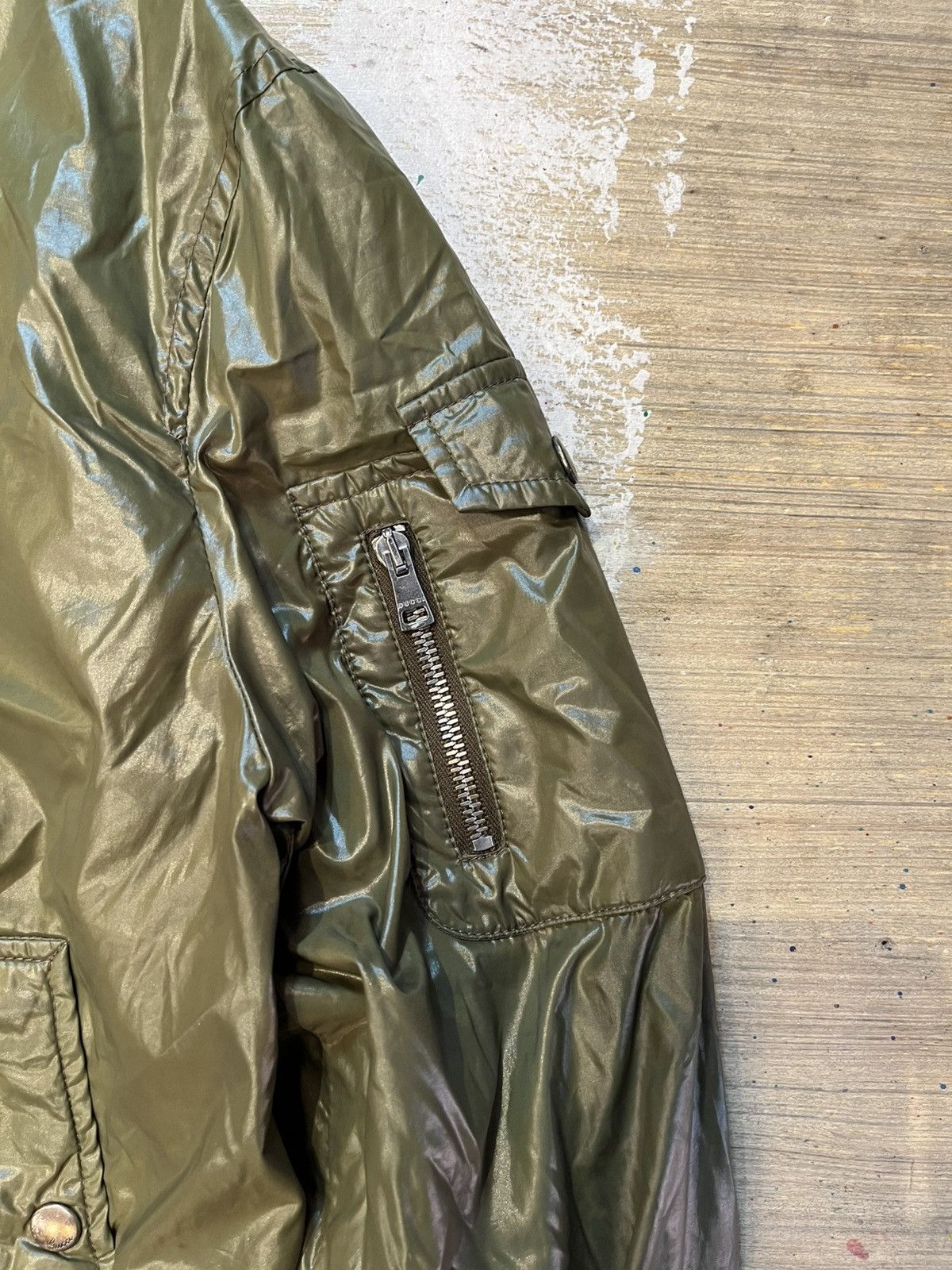 Gucci Gucci Green Polyamide Bomber Jacket - Frida Giannini Size US M / EU 48-50 / 2 - 3 Thumbnail