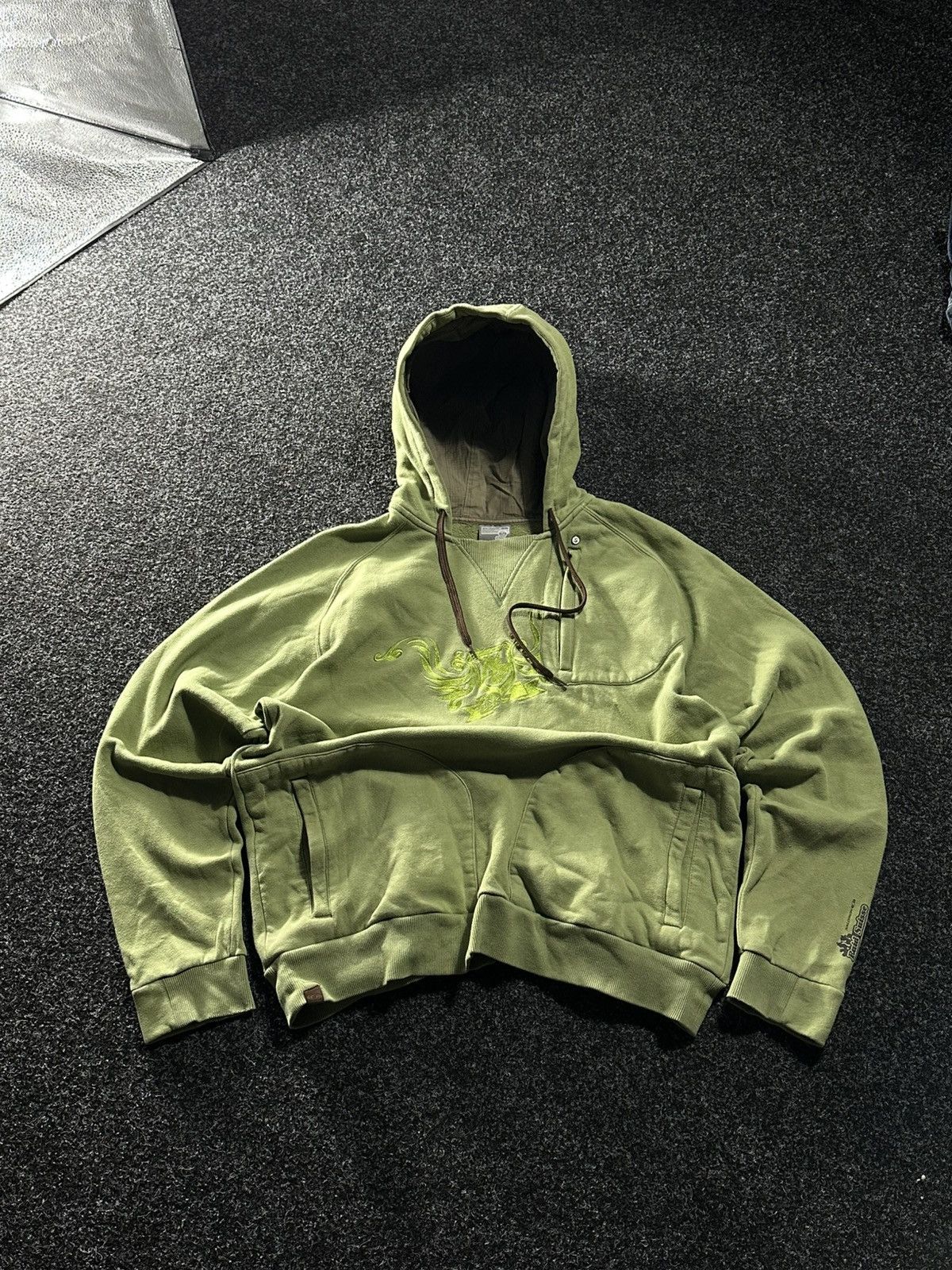 Salomon × Vintage 🚨Y2K Salomon outdoor Pocker Hoodie vintage big logo RARE Size US XL / EU 56 / 4 - 1 Thumbnail