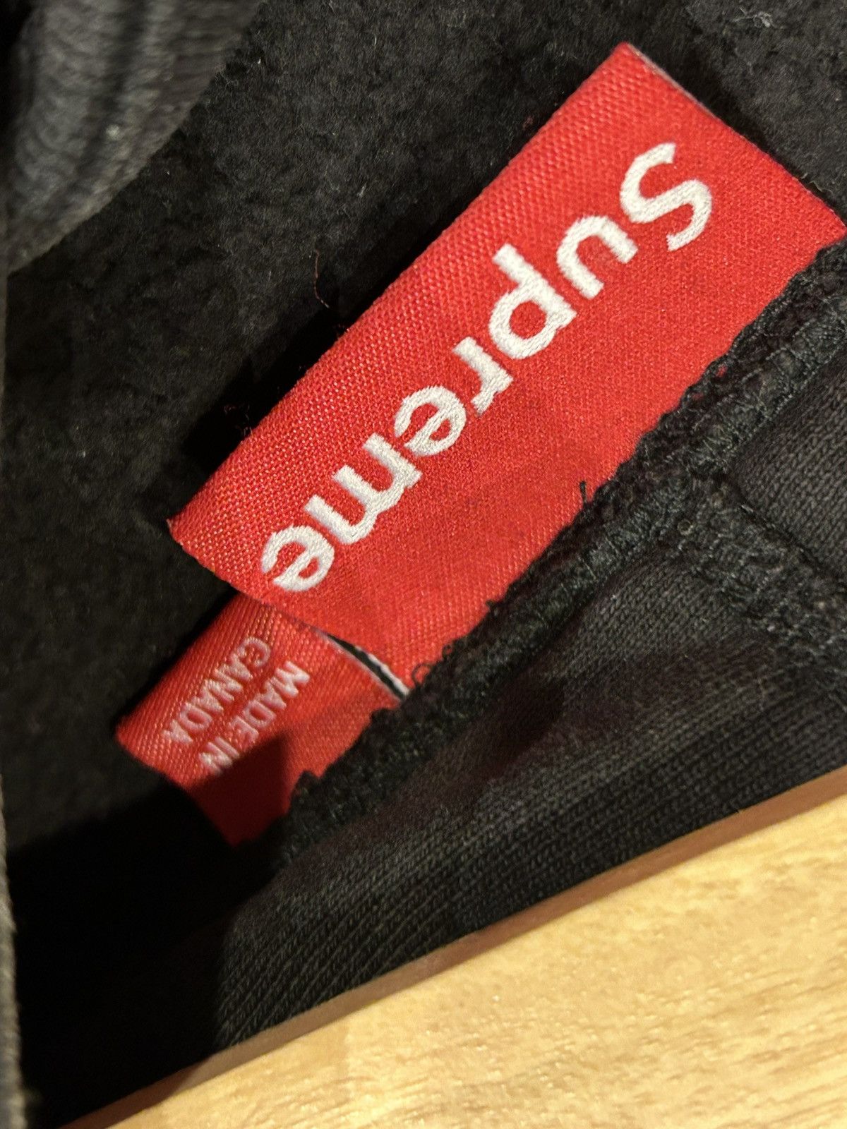 Supreme Supreme Split Cursive Hooded Sweatshirt Size US L / EU 52-54 / 3 - 3 Thumbnail