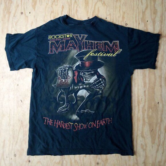Band Tees × Rockstar Games Rockstar Mayhem Festival 2010 Tour T-Shirt Size US M / EU 48-50 / 2 - 2 Thumbnail
