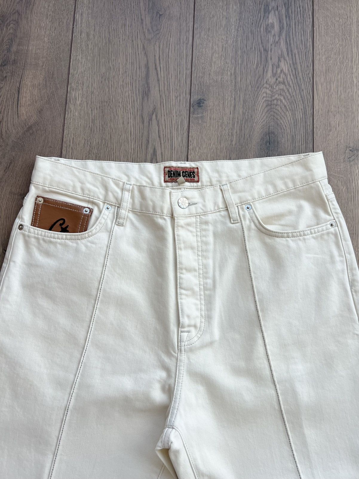 Corteiz Corteiz C-Star Denim Jeans “White” Large Size US 34 / EU 50 - 3 Thumbnail