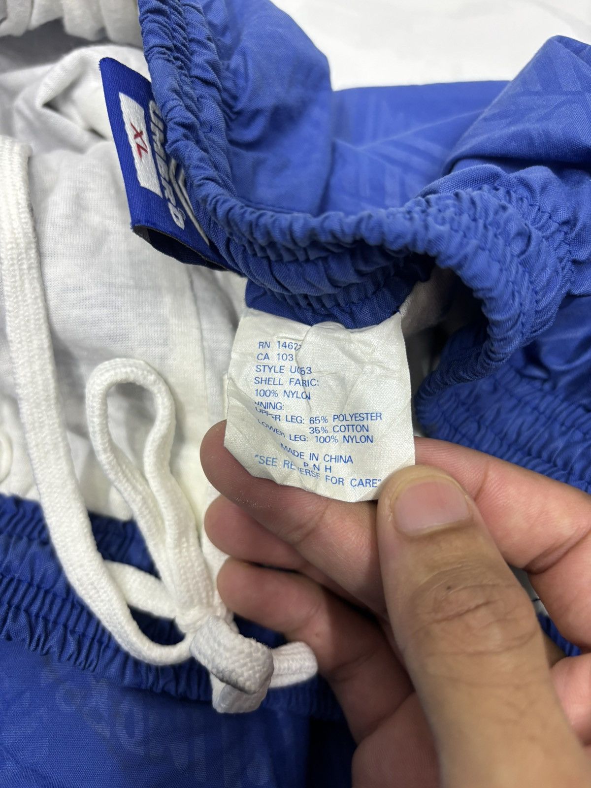 Umbro RARE‼️UMBRO VINTAGE BLUE JOGGER PANTS OVERPRINTED Size US 32 / EU 48 - 8 Thumbnail