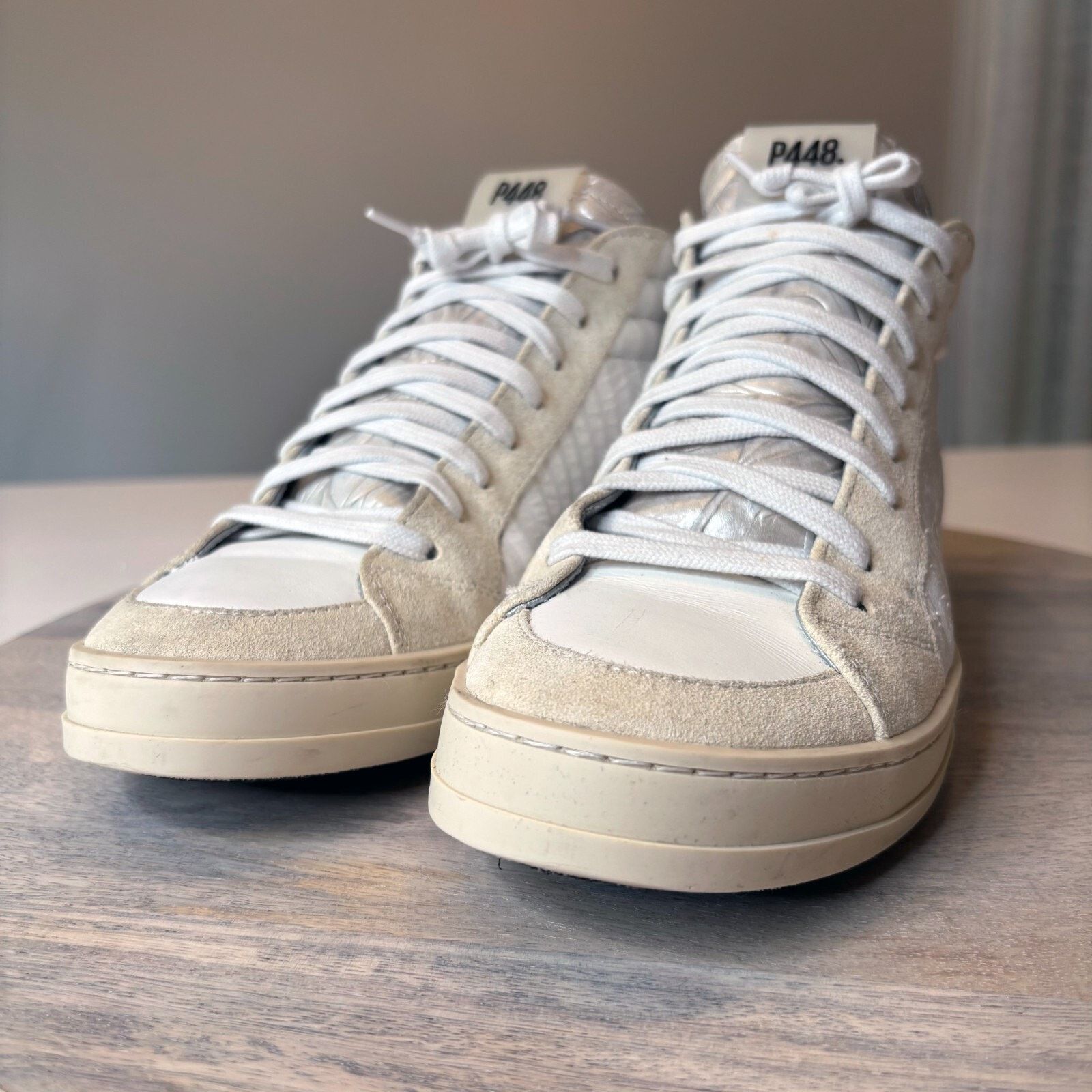 P448 P448 Women's High Top Sneakers in Peony EU 38 US Size 7.5 Size US 7.5 / IT 37.5 - 5 Thumbnail