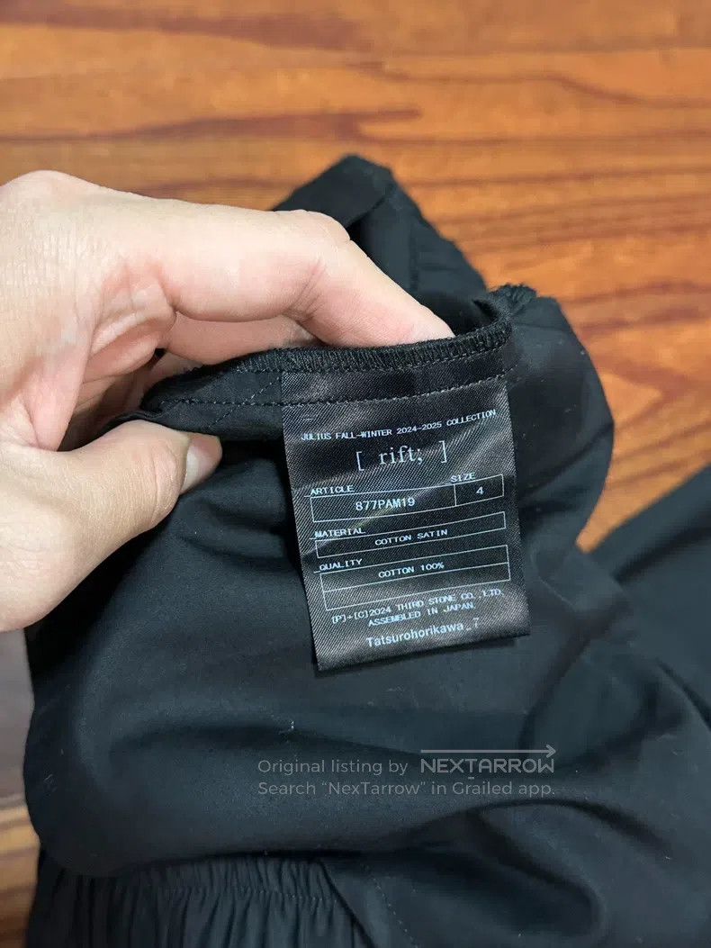 Julius Julius Ultra Low Crotch Harem Pants / Drop Crotch Pants Size 26" / US 2 / IT 38 - 6 Thumbnail