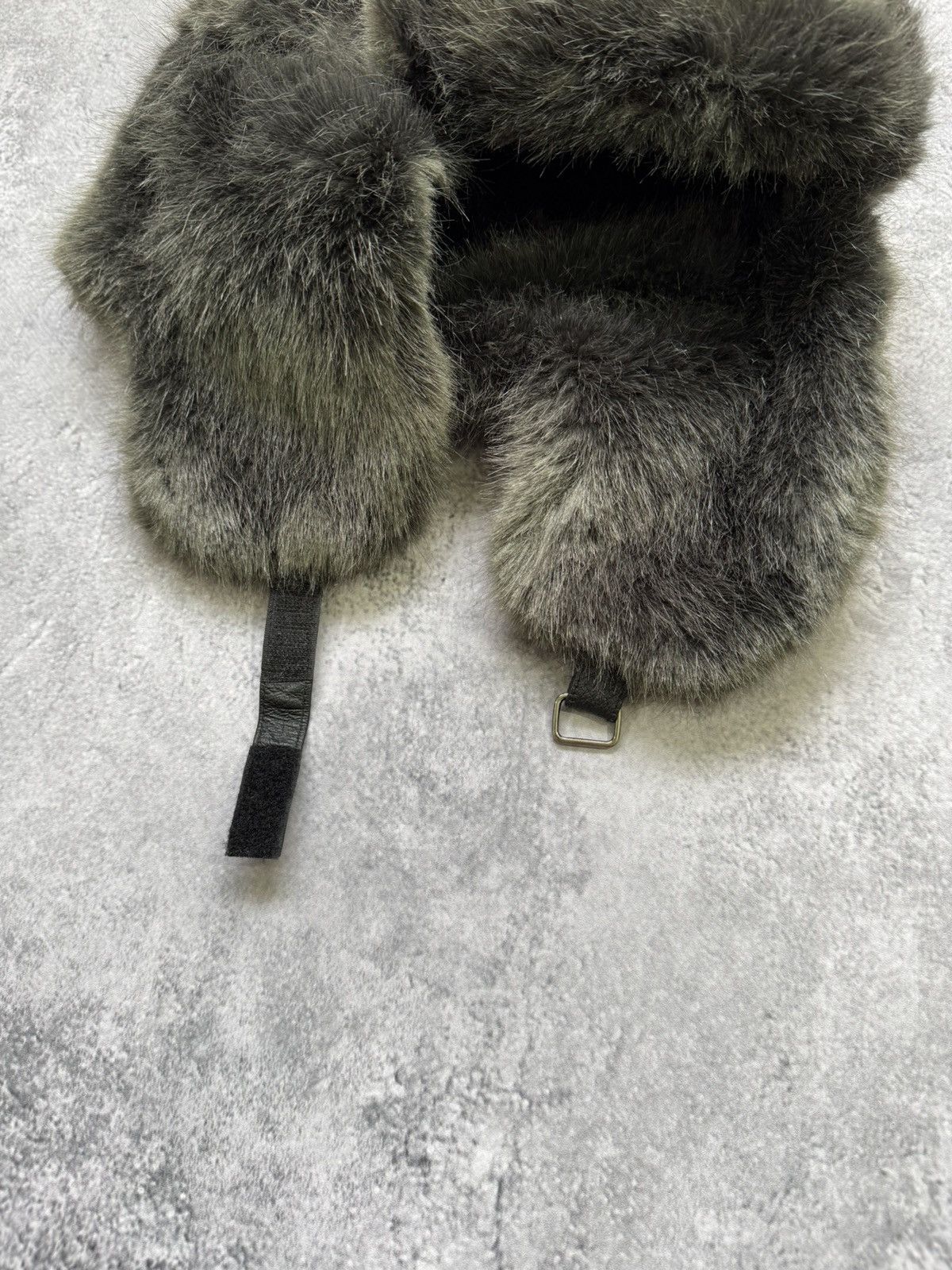 Japanese Brand × Vintage Y2K Faux Fur Ushanka Vintage Fuzzy Warm Trapper Hat Size ONE SIZE - 8 Thumbnail