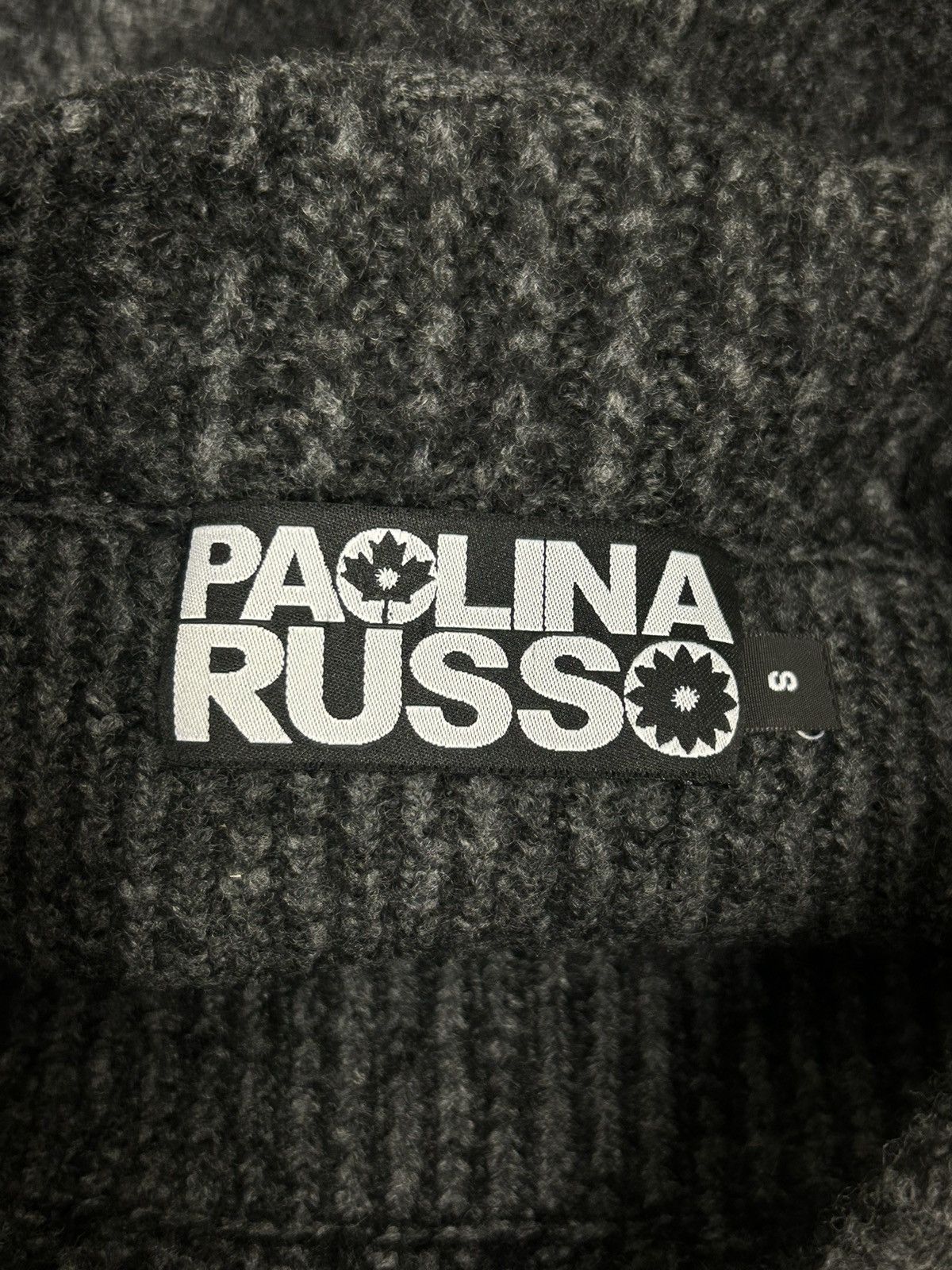 Paolina Russo Wool Overhead Turtleneck Size ONE SIZE - 5 Thumbnail