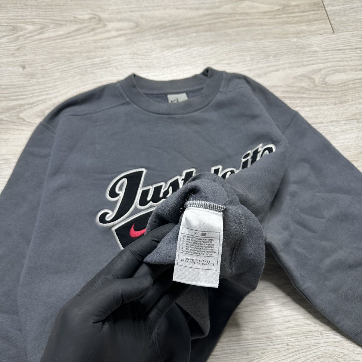 Nike Vintage Nike sweatshirt Just do it it oversize with Big logo Size US S / EU 44-46 / 1 - 6 Thumbnail