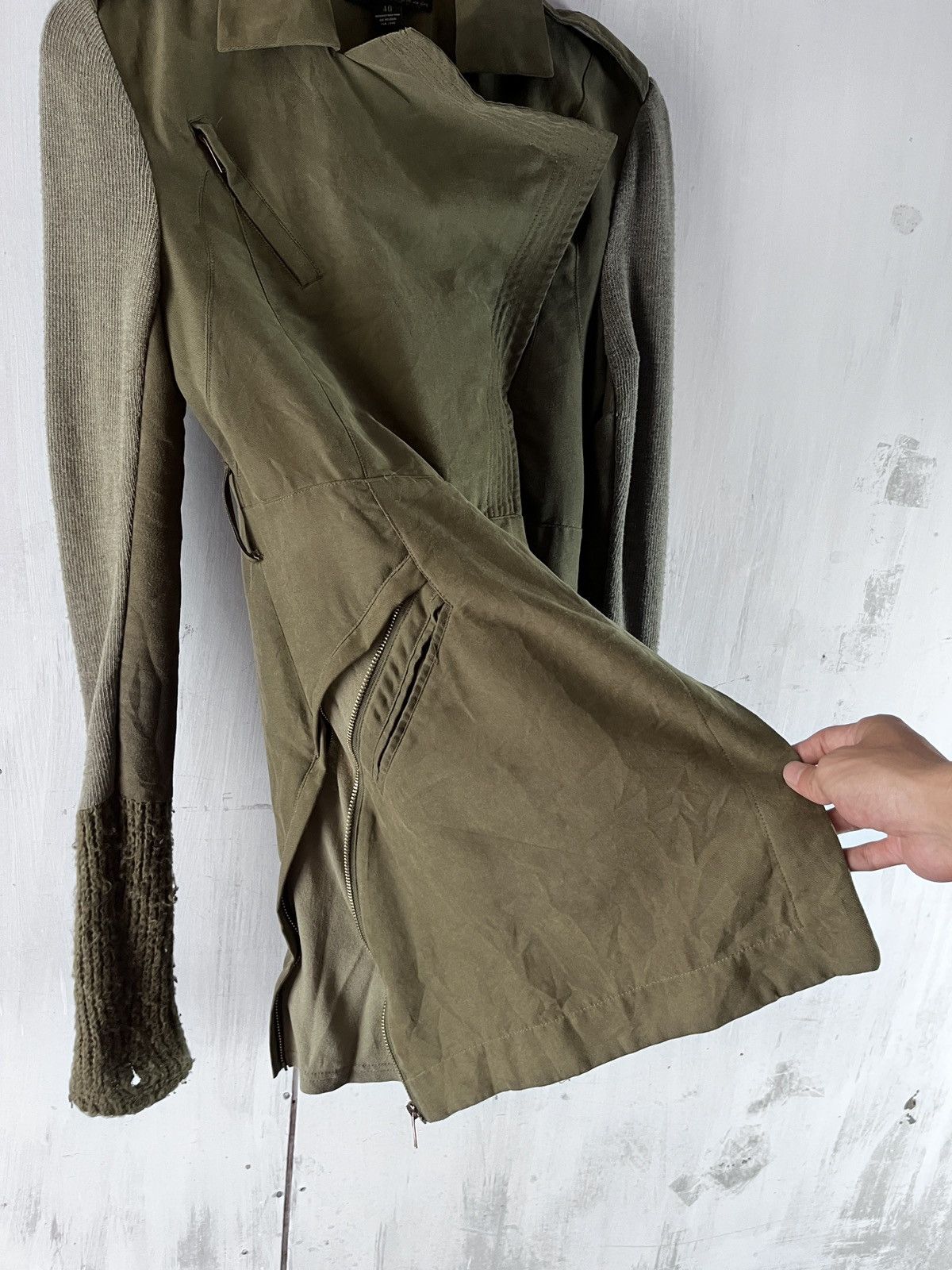 Japanese Brand Asyemmetric Lgb Style jacket by Hanii W Size US L / EU 52-54 / 3 - 2 Thumbnail