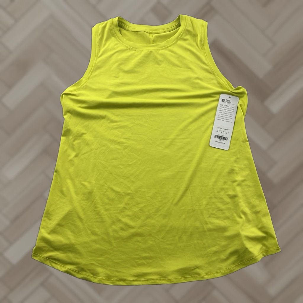 Vintage CRZ Yoga Tank Top Womens Small S Yellow UPF 50+ Yoga Activewear Shirt 4/6 Size S / US 4 / IT 40 - 1 Thumbnail