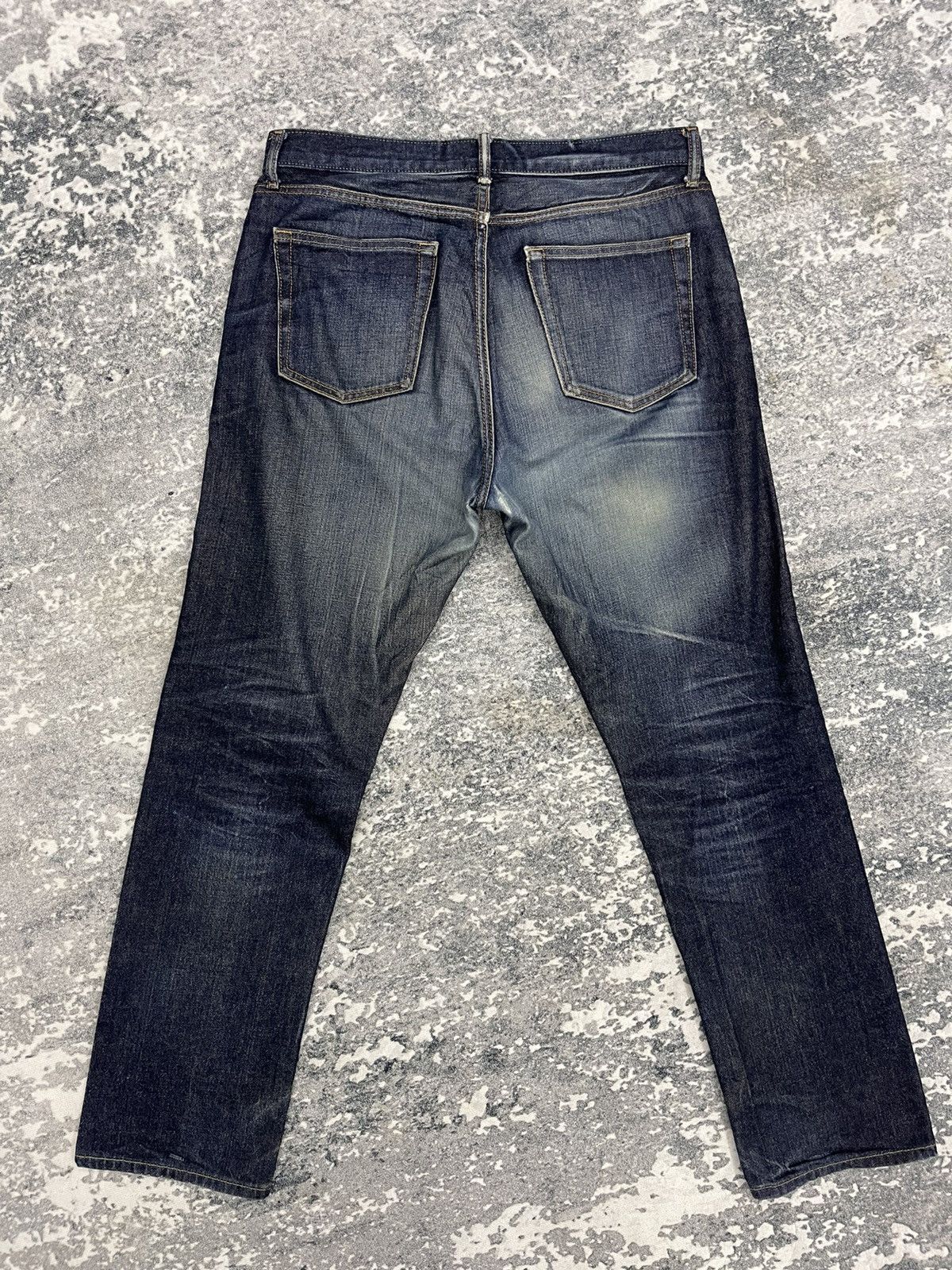 Kaihara Denim Uniqlo Kaihara Selvedge Distressed Jeans Size US 33 - 8 Thumbnail
