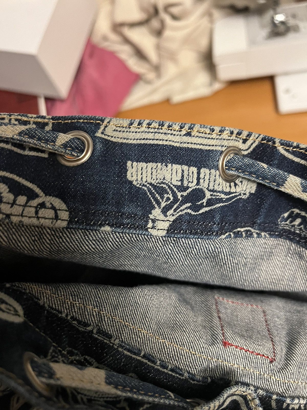 Hysteric Glamour Vintage Hysteric Glamour denim backpack Size ONE SIZE - 14 Thumbnail