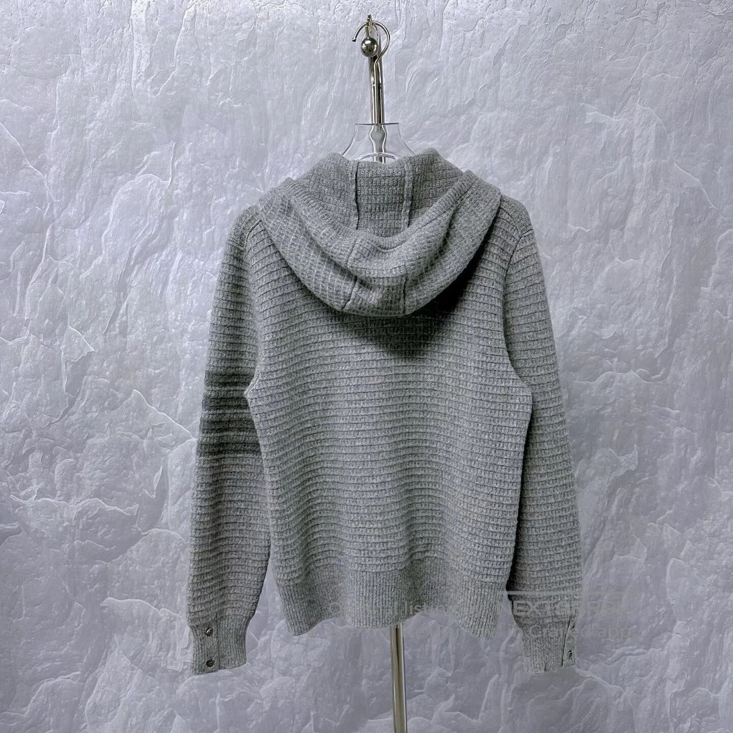 Thom Browne thom browne gray hooded wool jacket. Size US XS / EU 42 / 0 - 4 Thumbnail