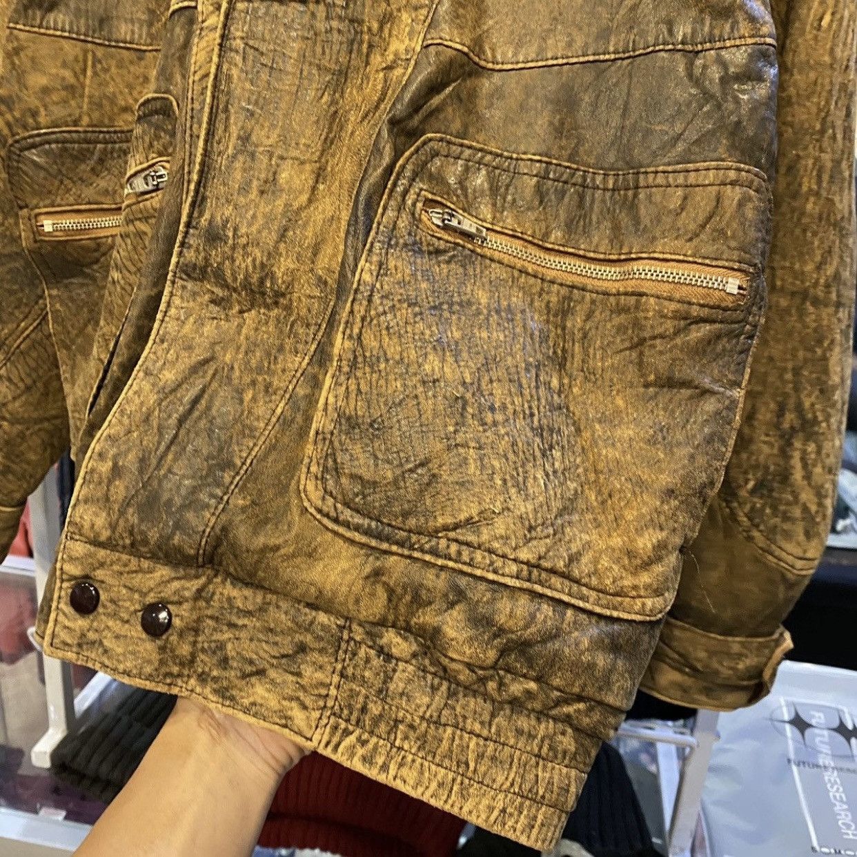 Vera Pelle 🔥VERA PELLE REAL LEATHER BOMBER JACKETS Size US S / EU 44-46 / 1 - 7 Thumbnail